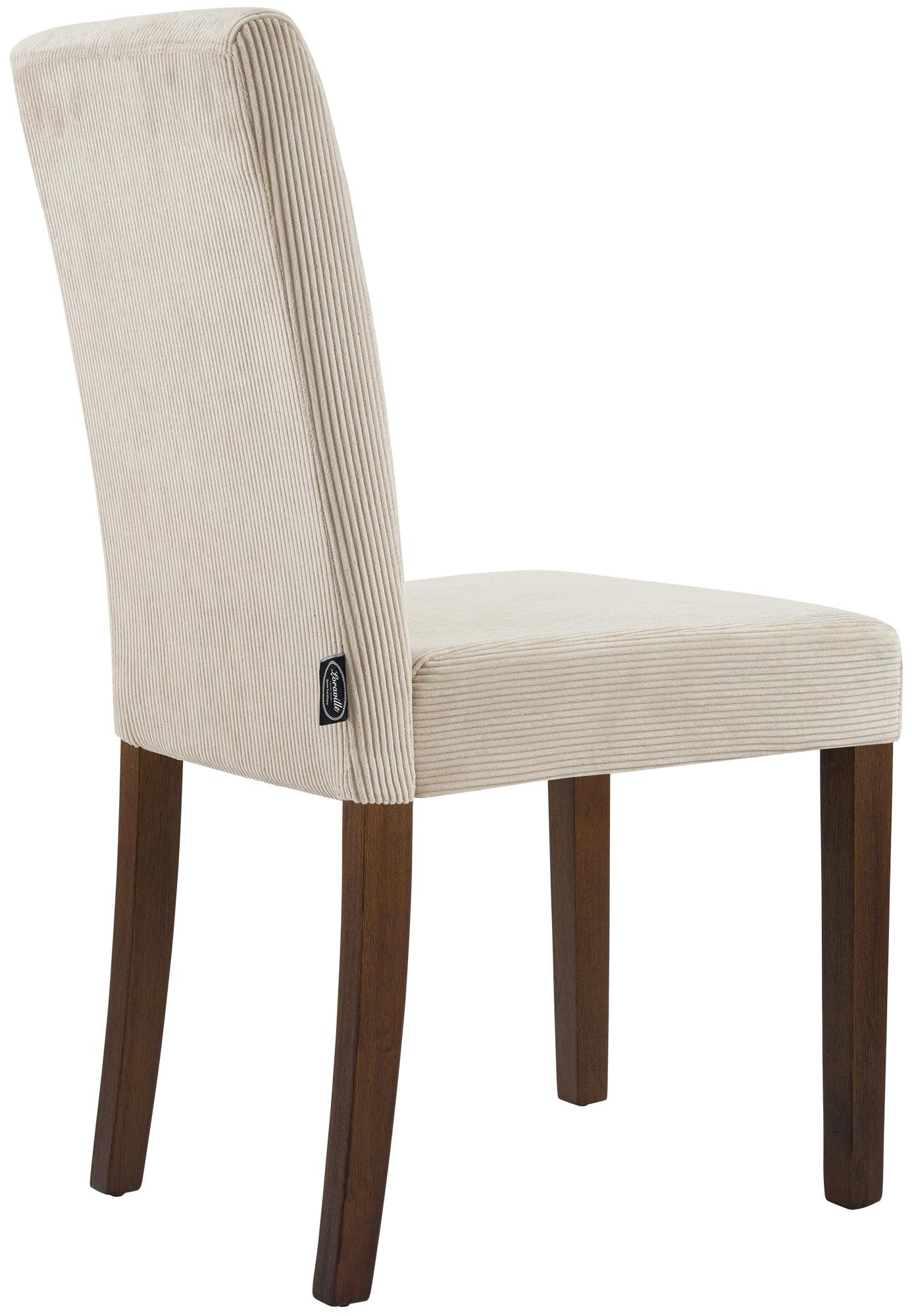 Esszimmerstuhl Ina Cord antik dunkel, hellbraun