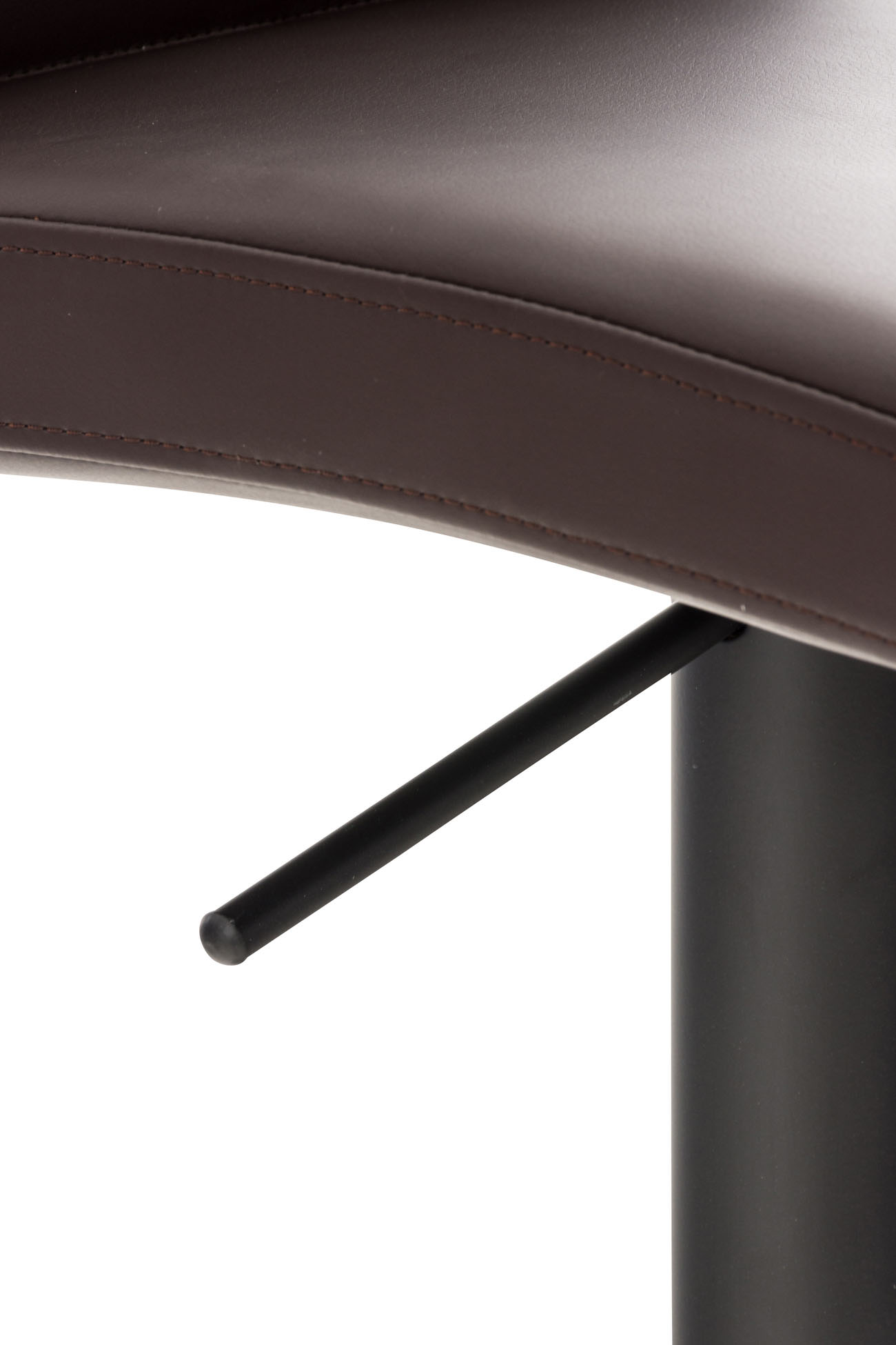Barhocker Cadiz Kunstleder schwarz, braun