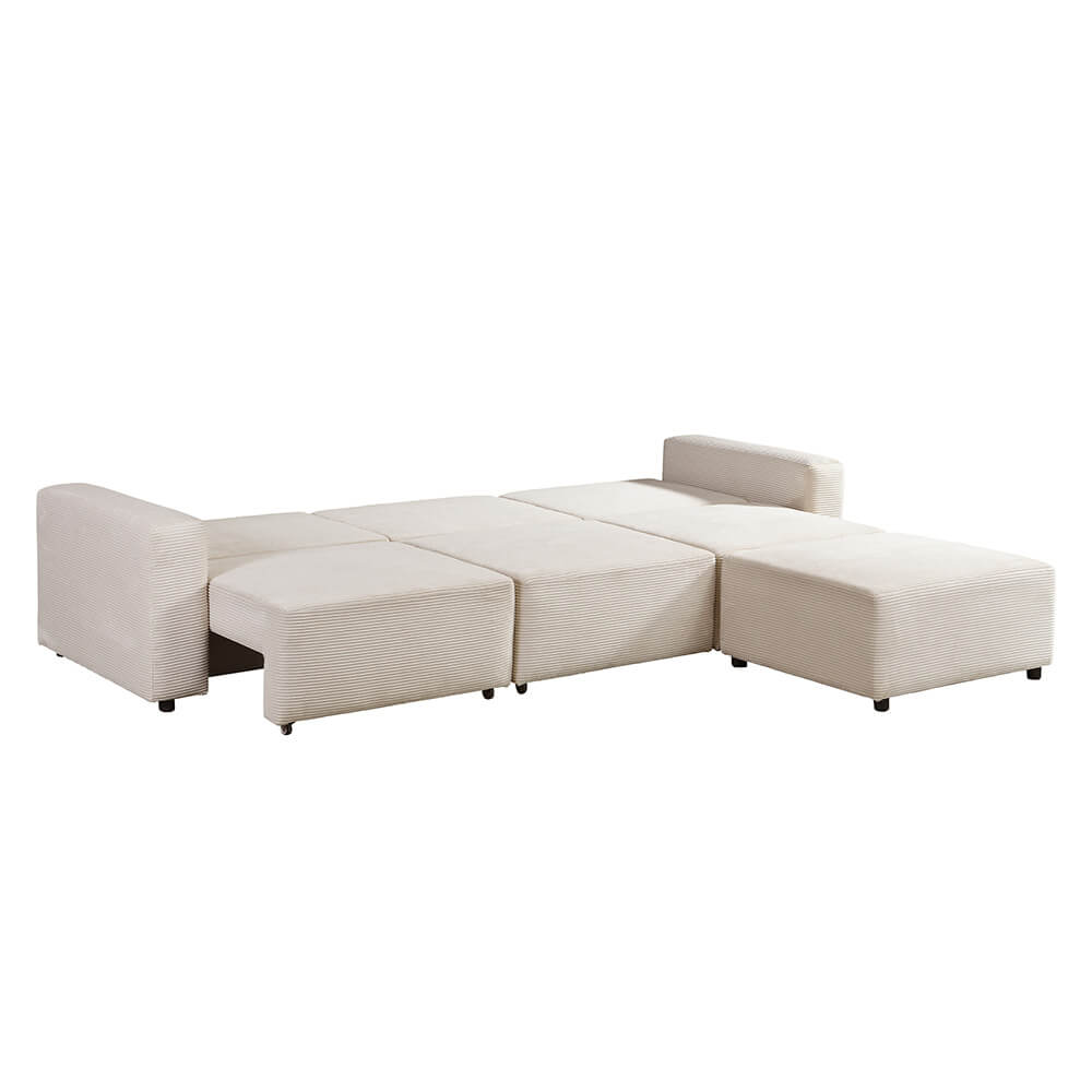 Modulares Schlafsofa VINA Beige - 295 x 168 cm