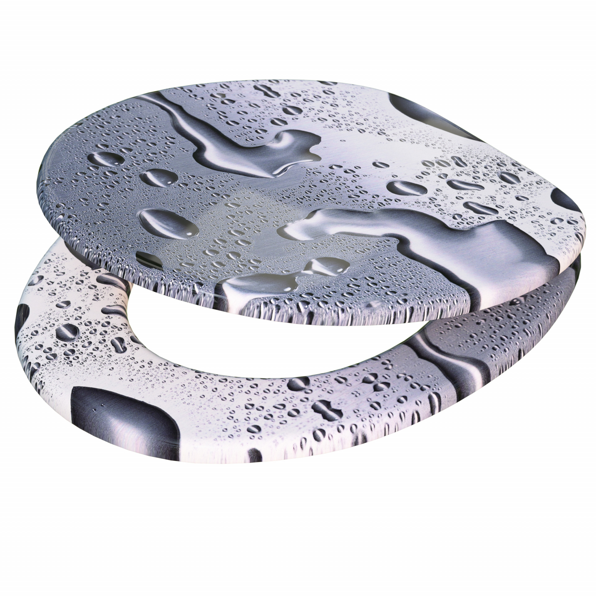 Toilettensitz Waterdrops mit Absenkautomatik