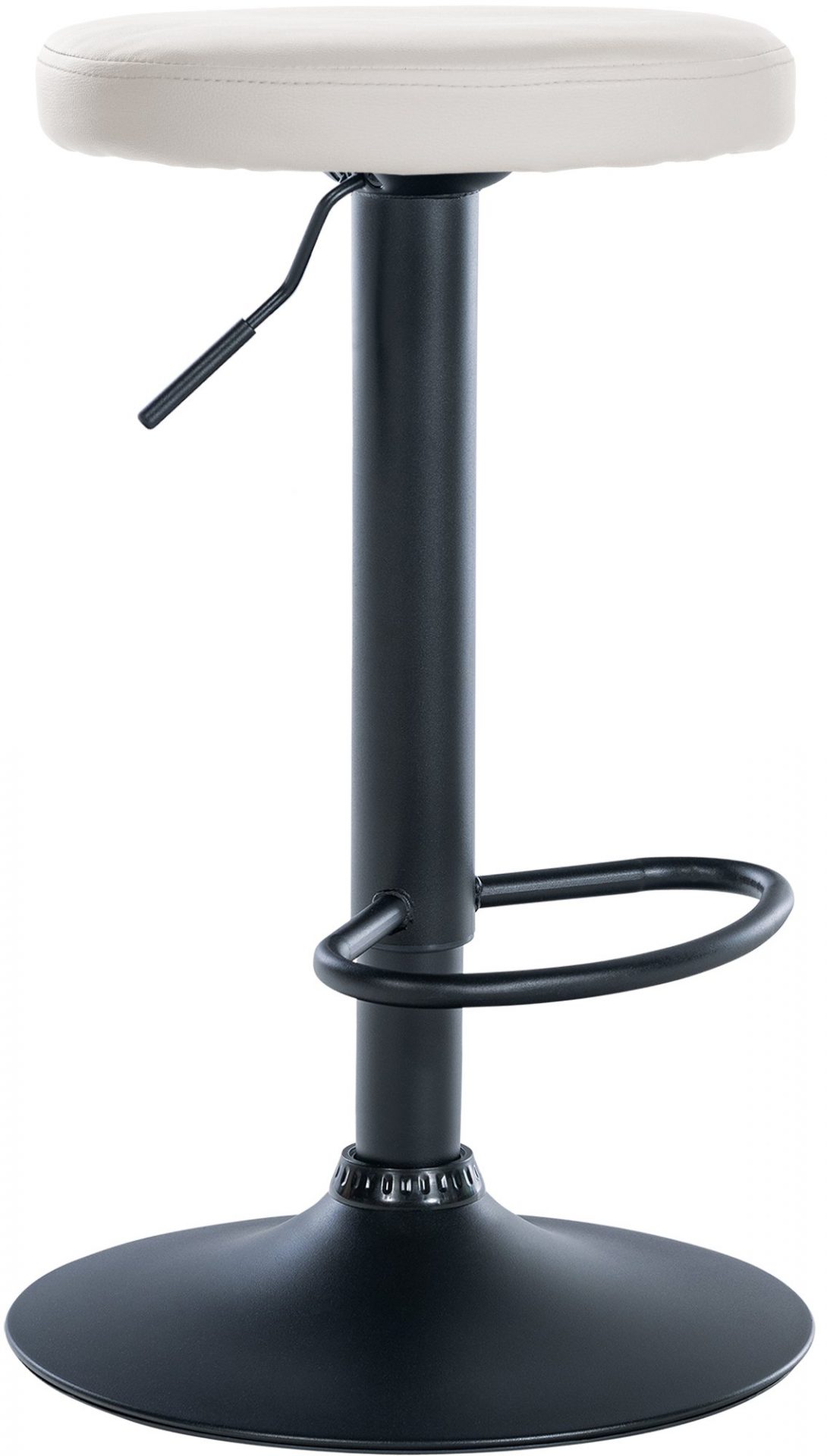 Barhocker Ponte Kunstleder schwarz, weiß