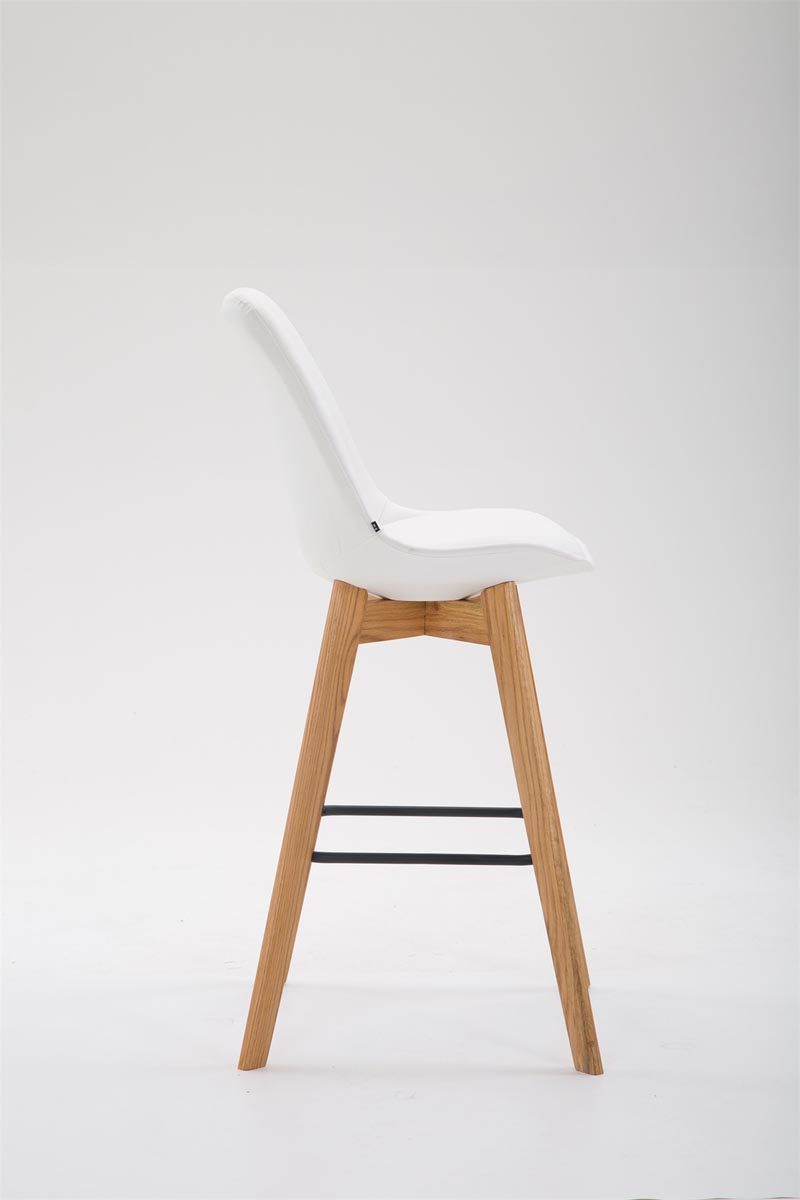 Barhocker Metz Kunstleder Natura, weiß