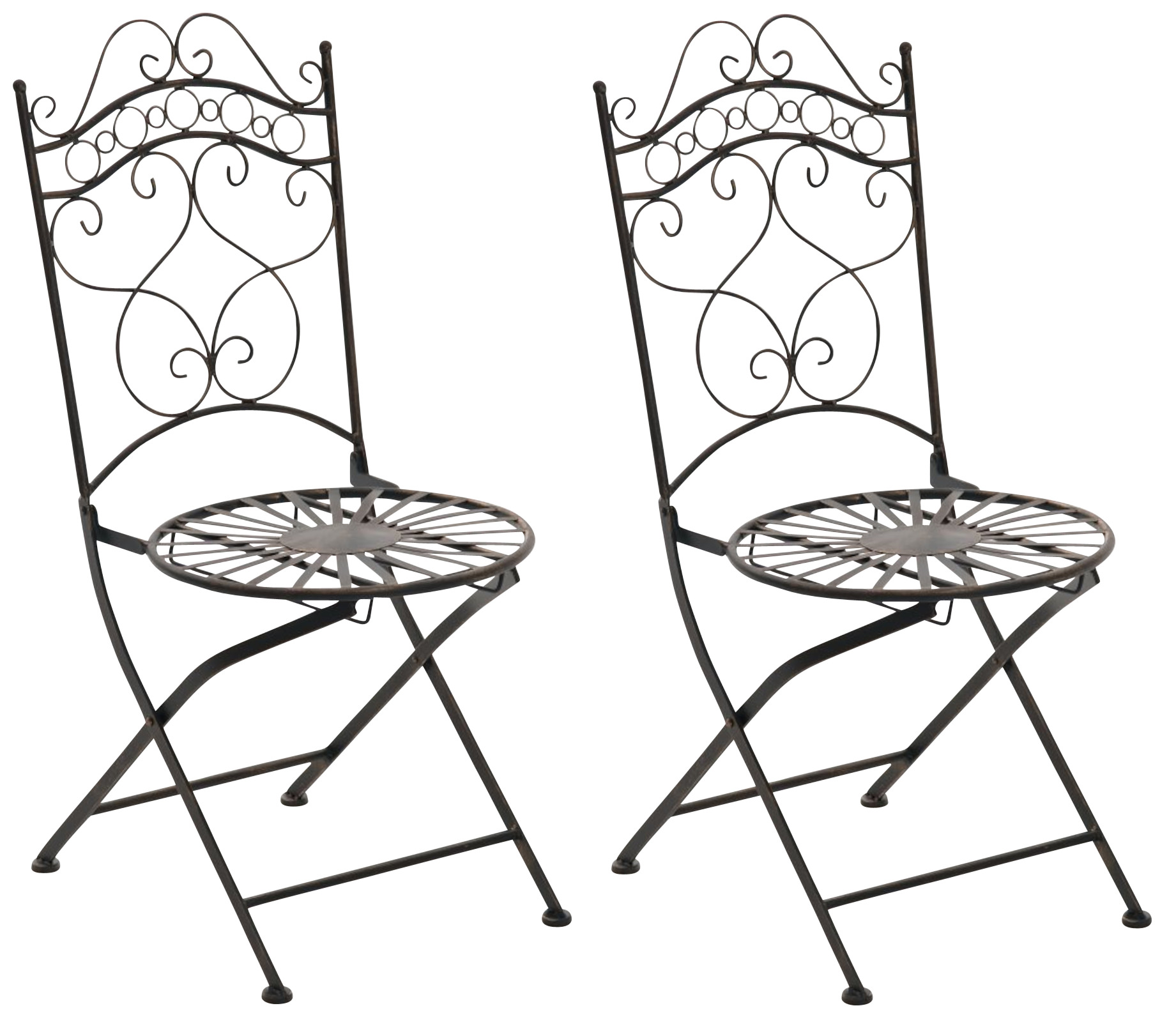 2er Set Stühle Indra, bronze