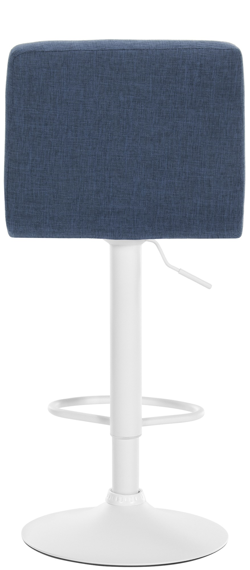 Barhocker Calma Stoff weiß, blau