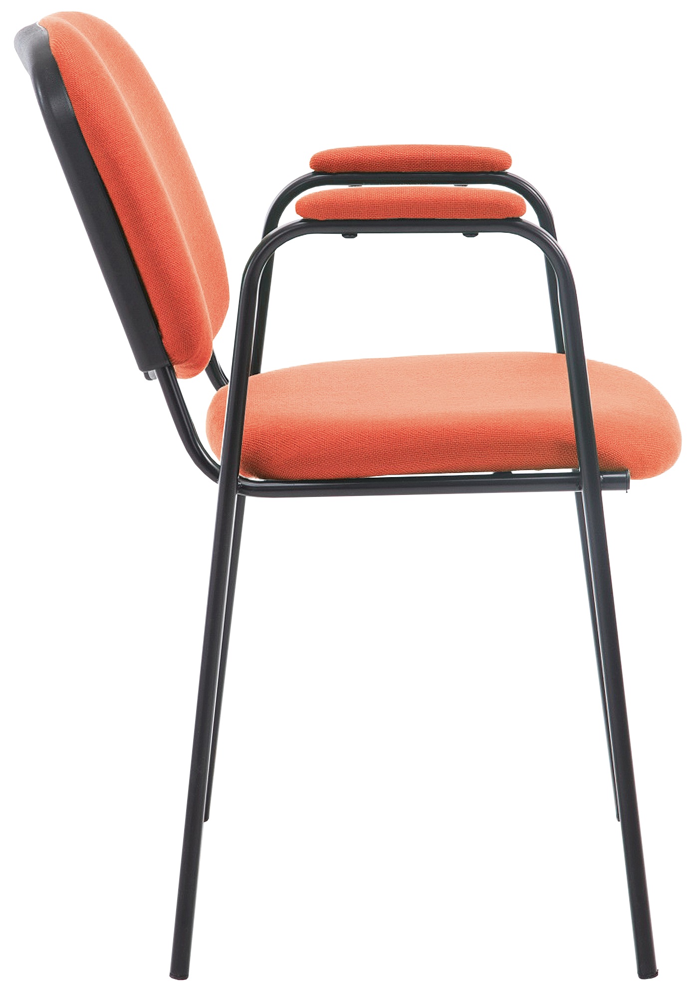 Besucherstuhl Ken PRO Stoff, rot
