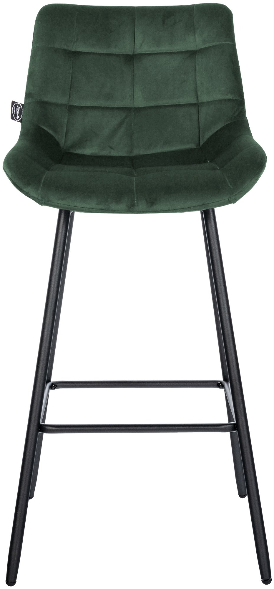 Barhocker Weston Samt, dunkelgrün