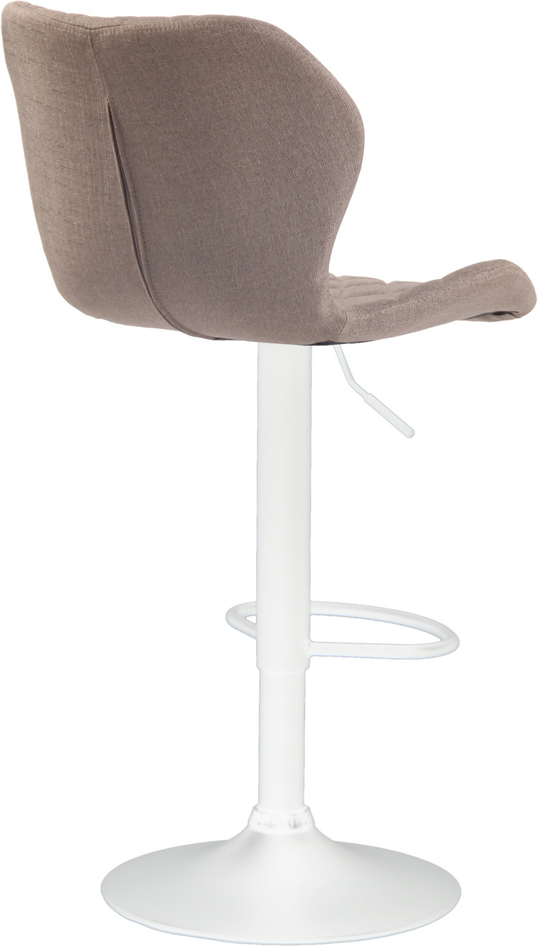 2er Set Barhocker Cork Stoff weiß, taupe