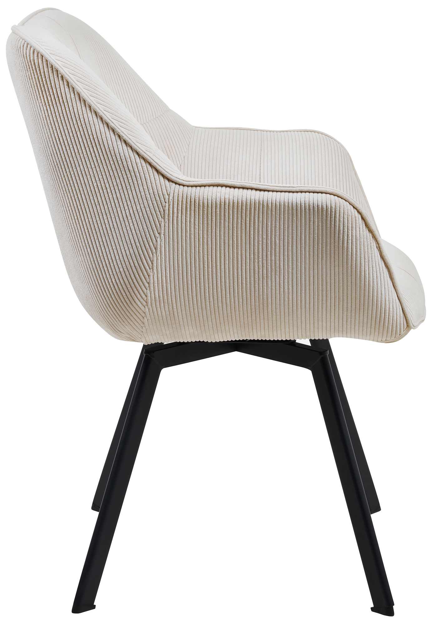 Esszimmerstuhl Jordi Cord, creme
