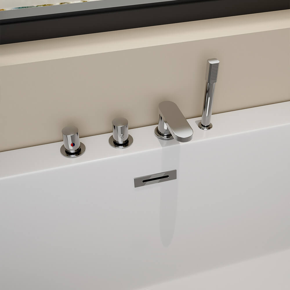 Badewanne AMBER - 170 x 58 x 80 cm