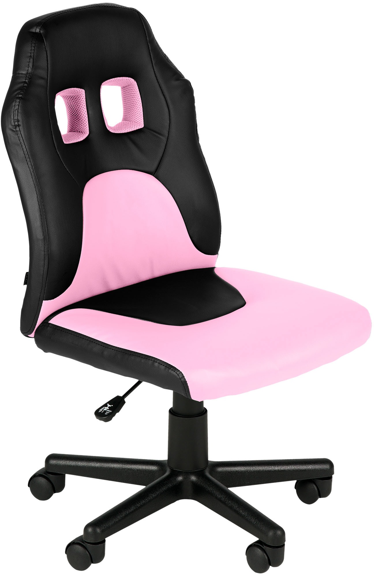 Kinder Bürostuhl Fun, schwarz/pink