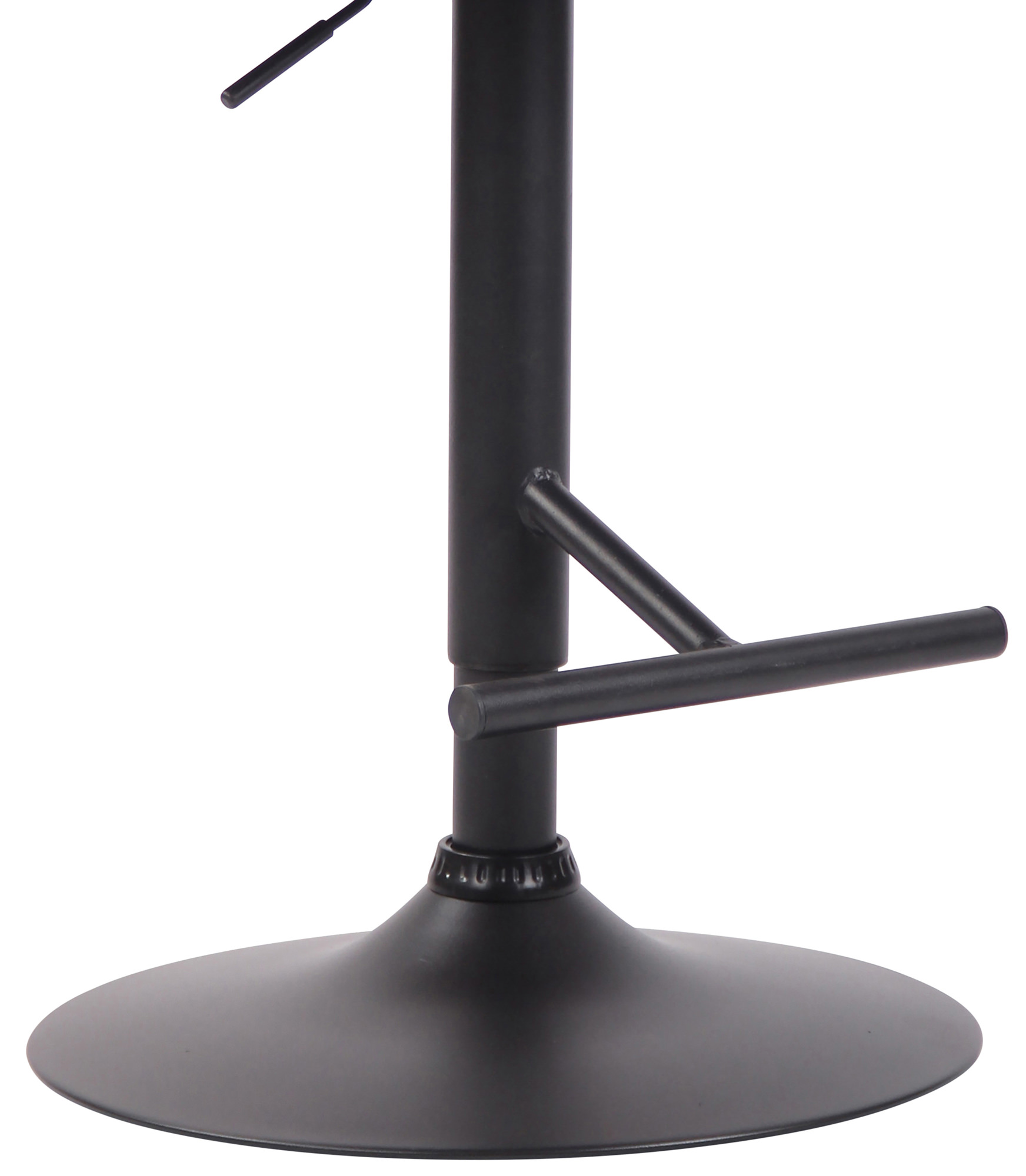Barhocker London V2 Stoff schwarz, grau