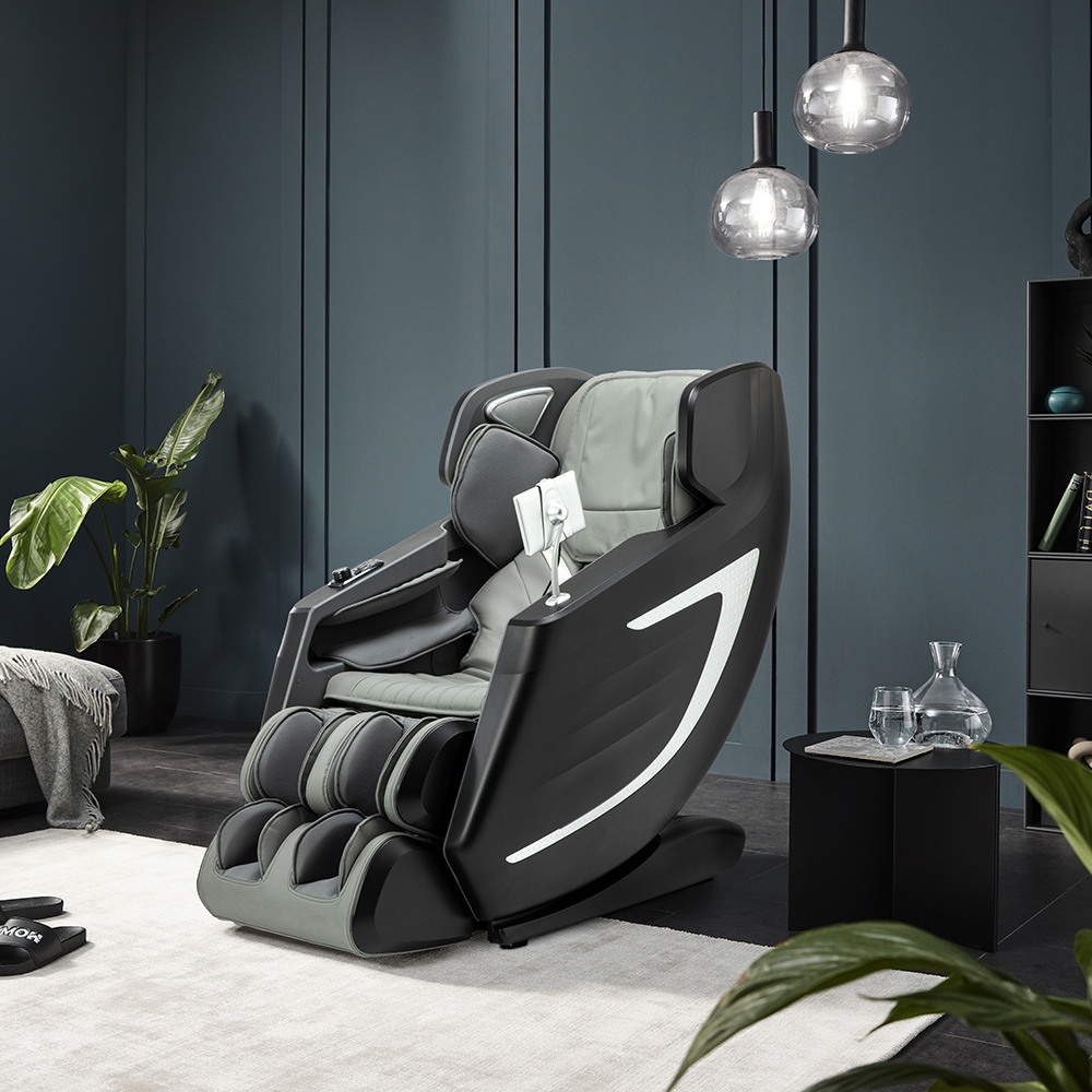 Massagesessel mit Zero-Gravity-Funktion ELVORA - Schwarz