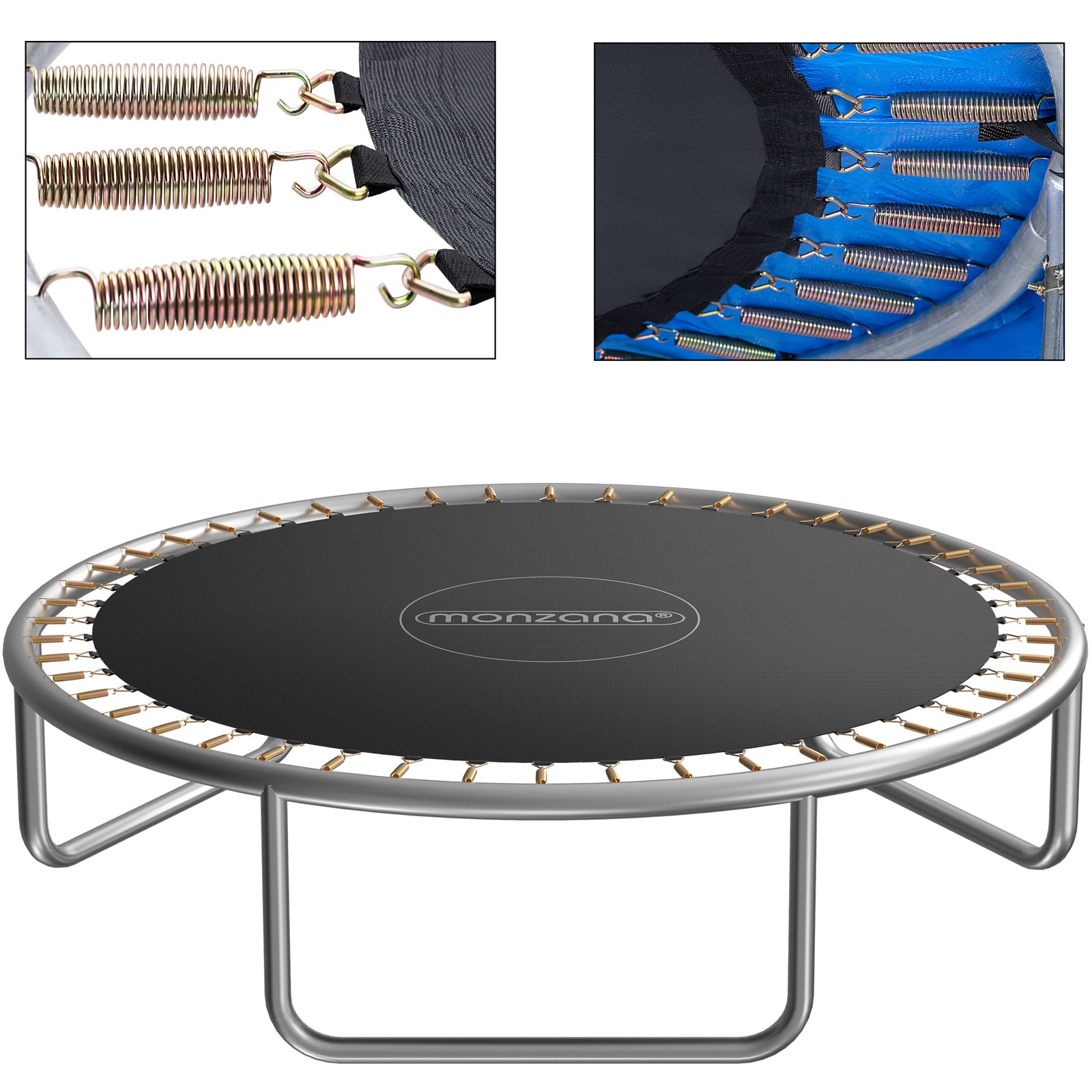 Trampolin Sprungtuch Schwarz Ø427cm