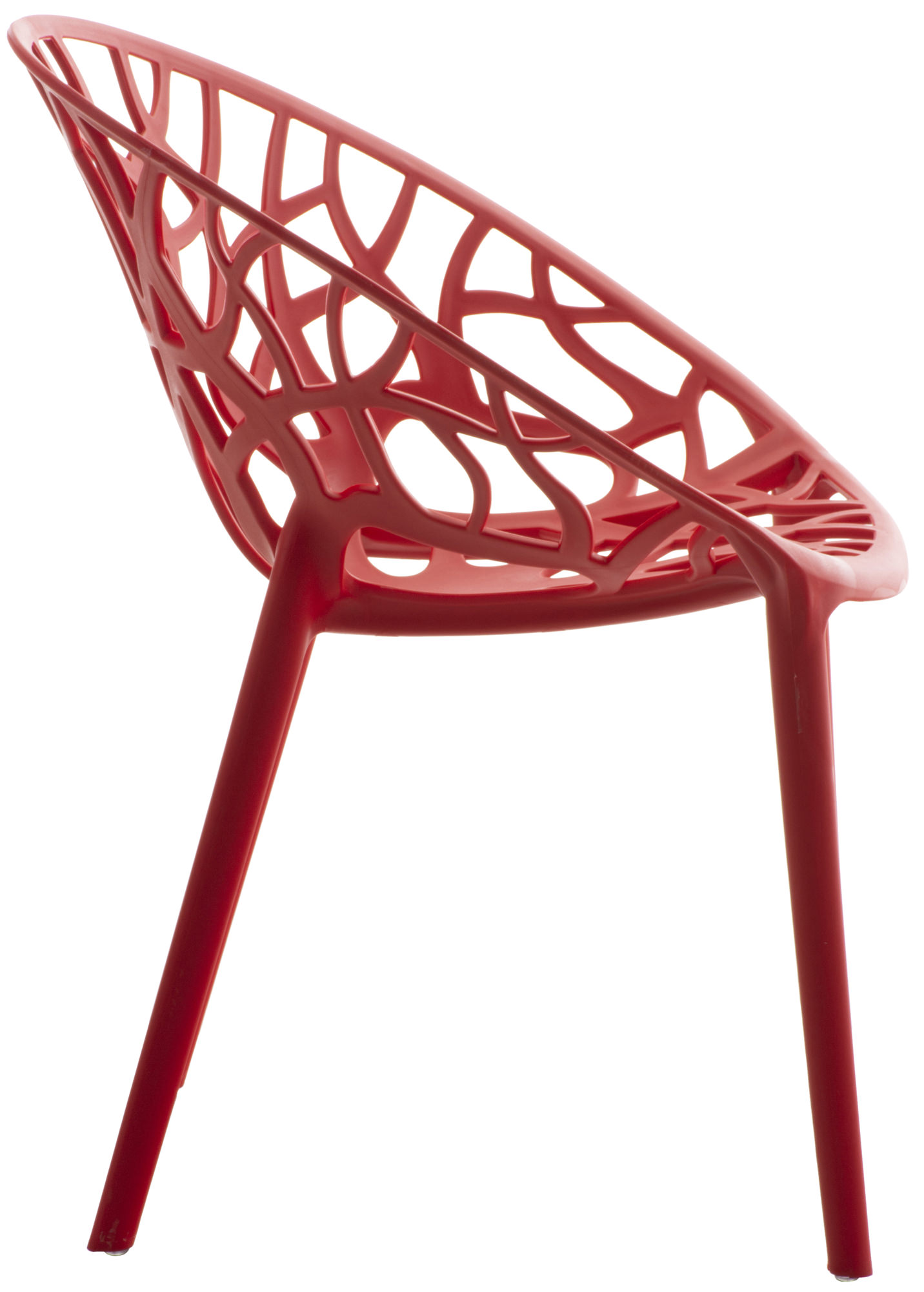 4er Set Stuhl Hope, rot