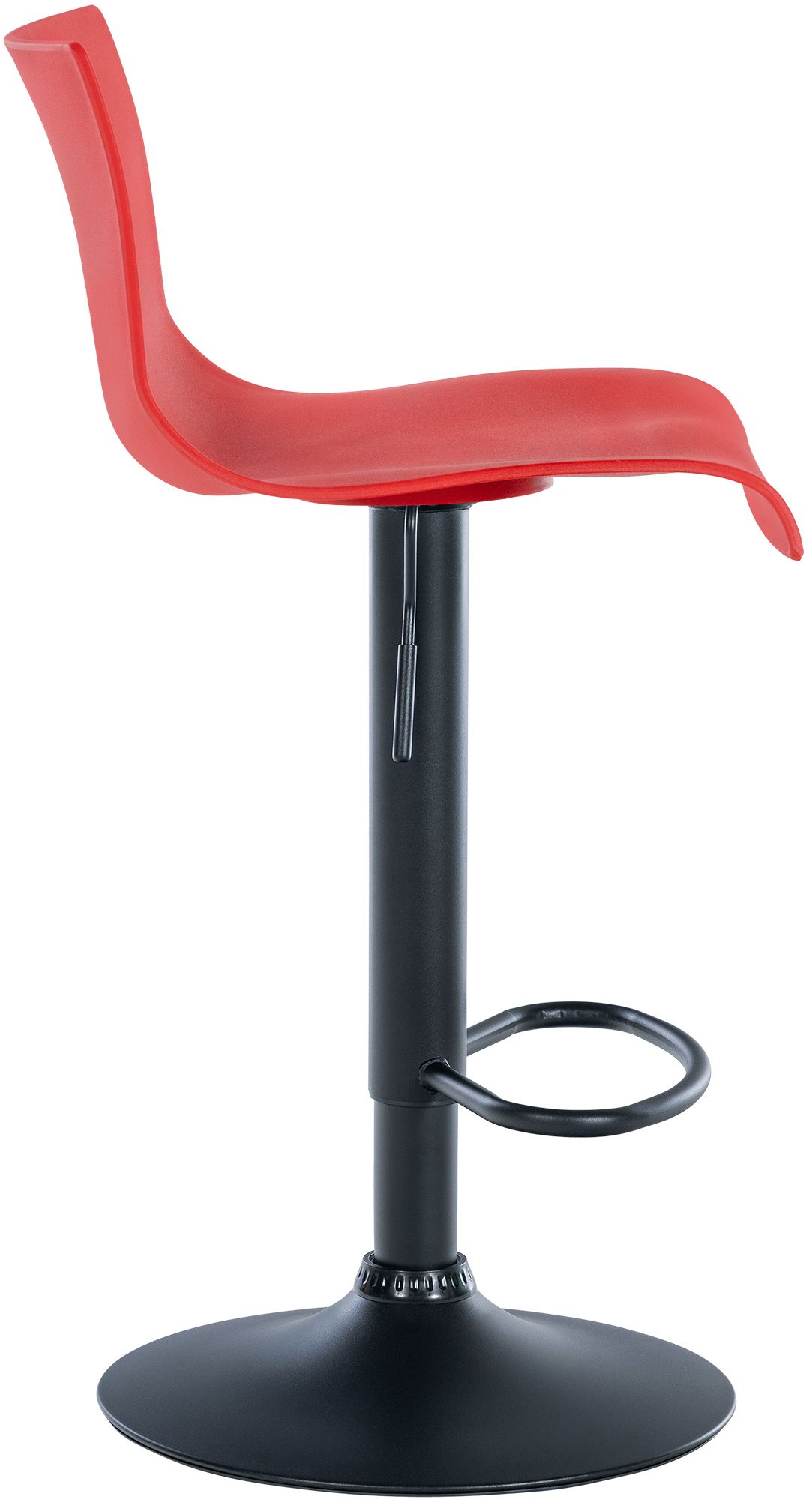Barhocker Branford Kunststoff, rot
