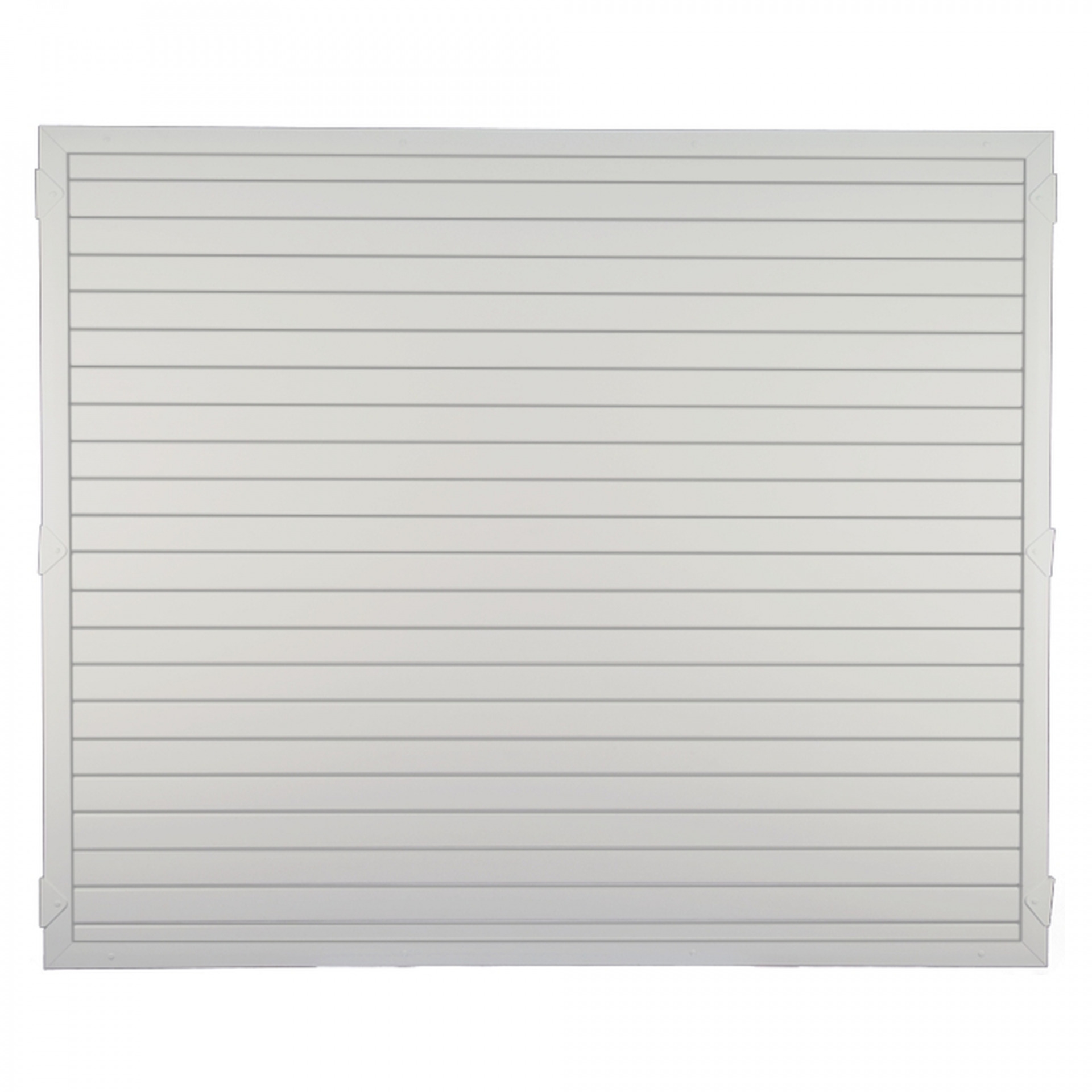 LIGHTLINE KS-Zaunelement, 180 x 150 cm, Füllung weiß / Rahmen weiß