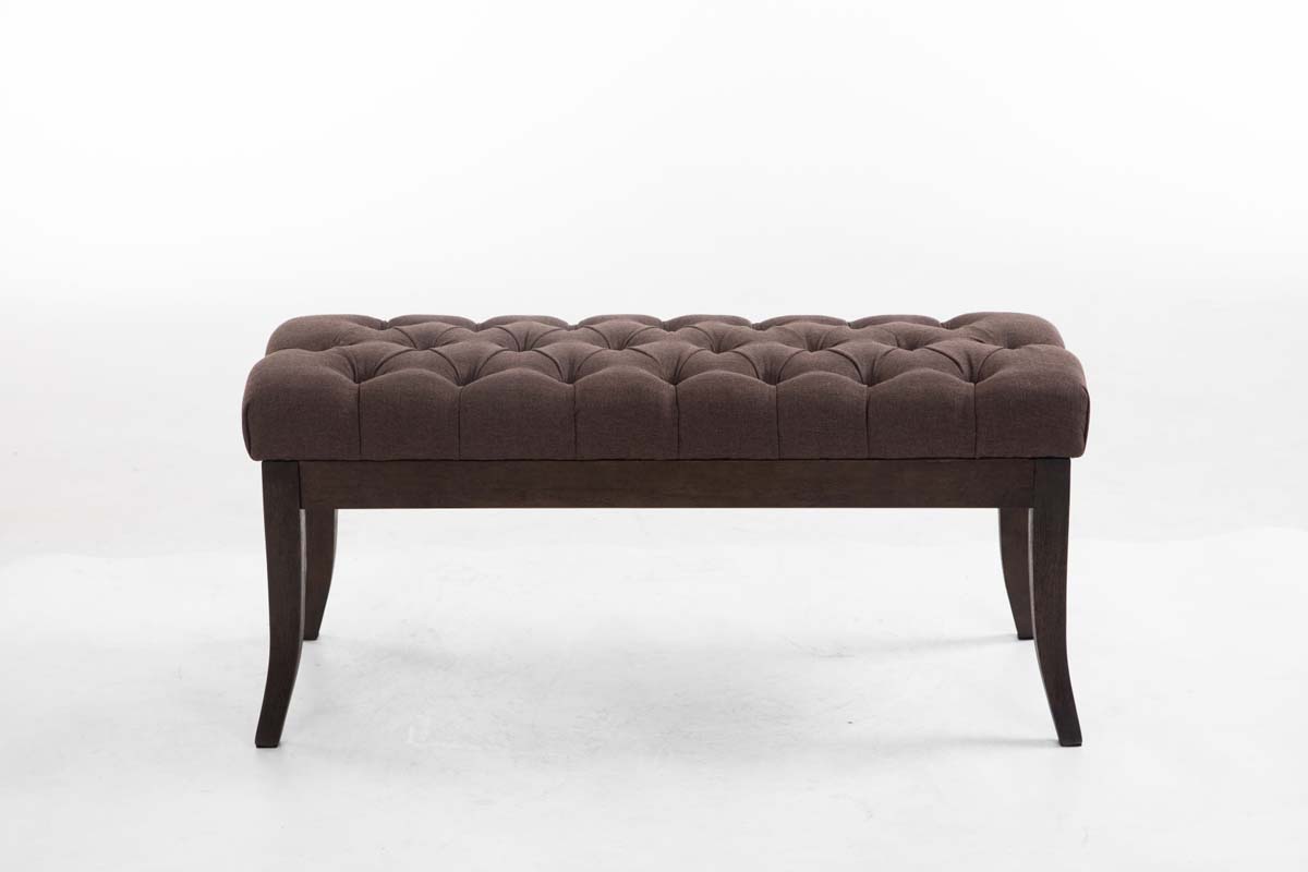 Sitzbank Ramses Stoff antik-dunkel 100, braun