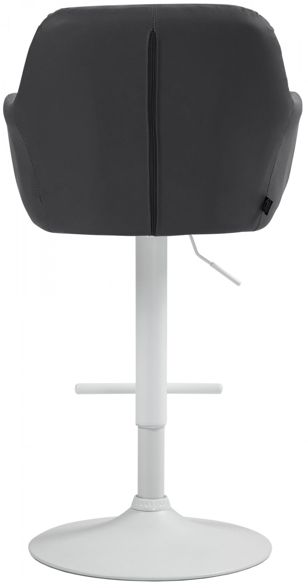 Barhocker Natoma Kunstleder weiß, schwarz