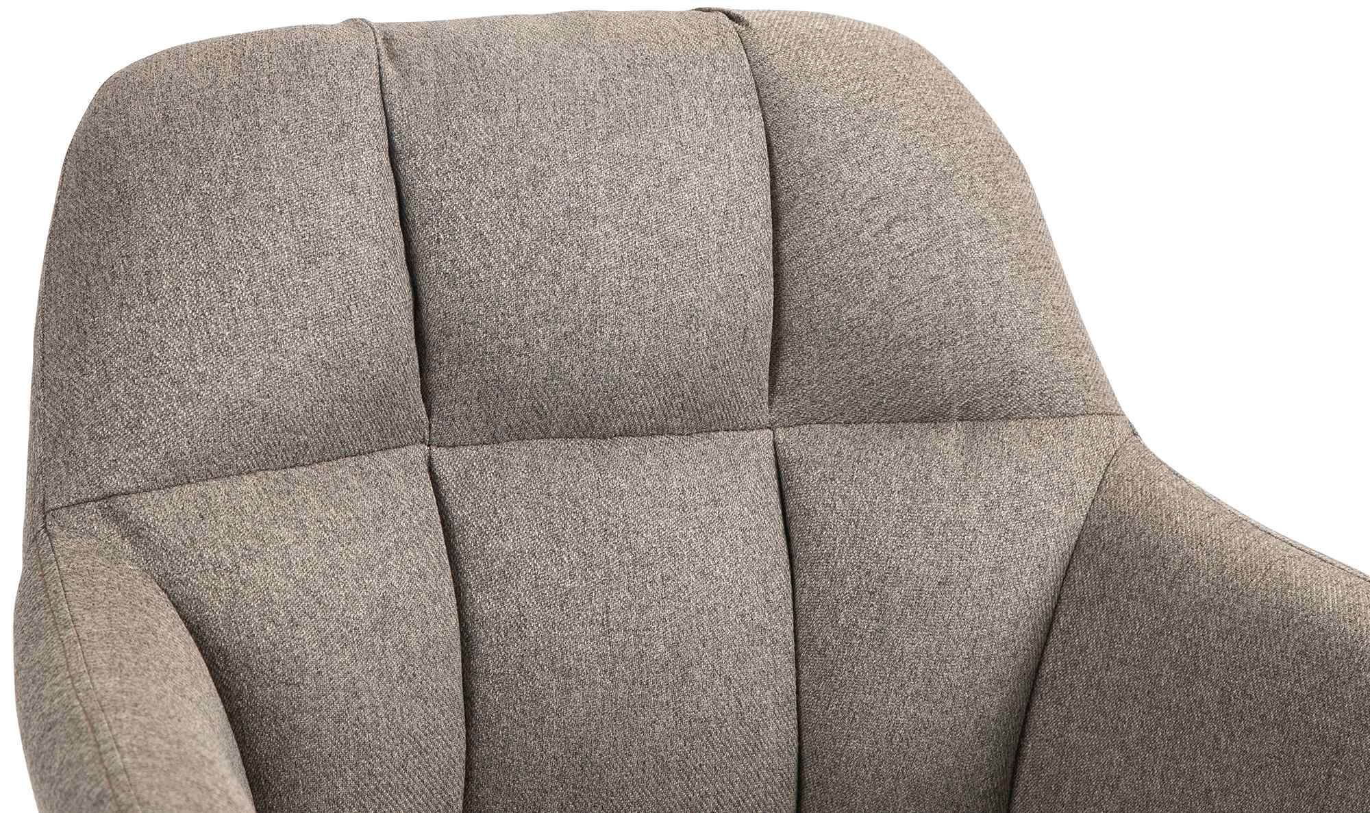 Barhocker Natoma Stoff schwarz, taupe