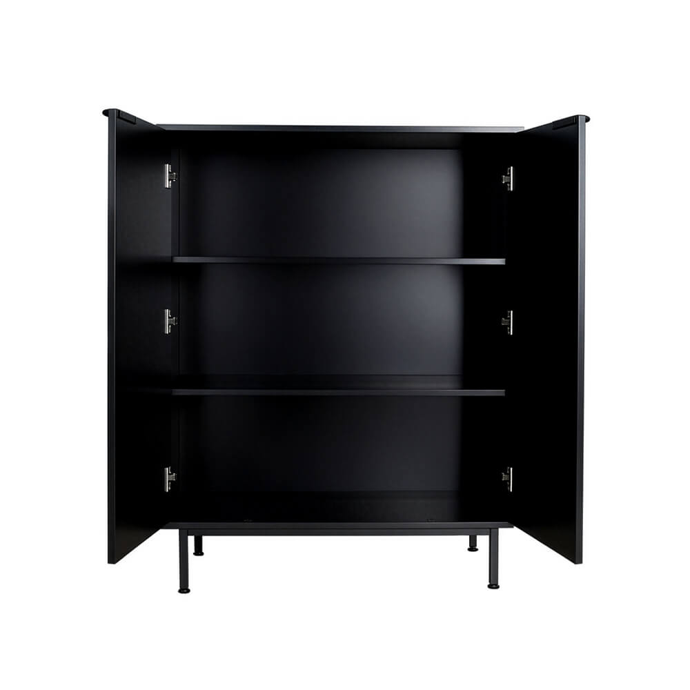 Sideboard NYLA Schwarz - 115 x 90 cm