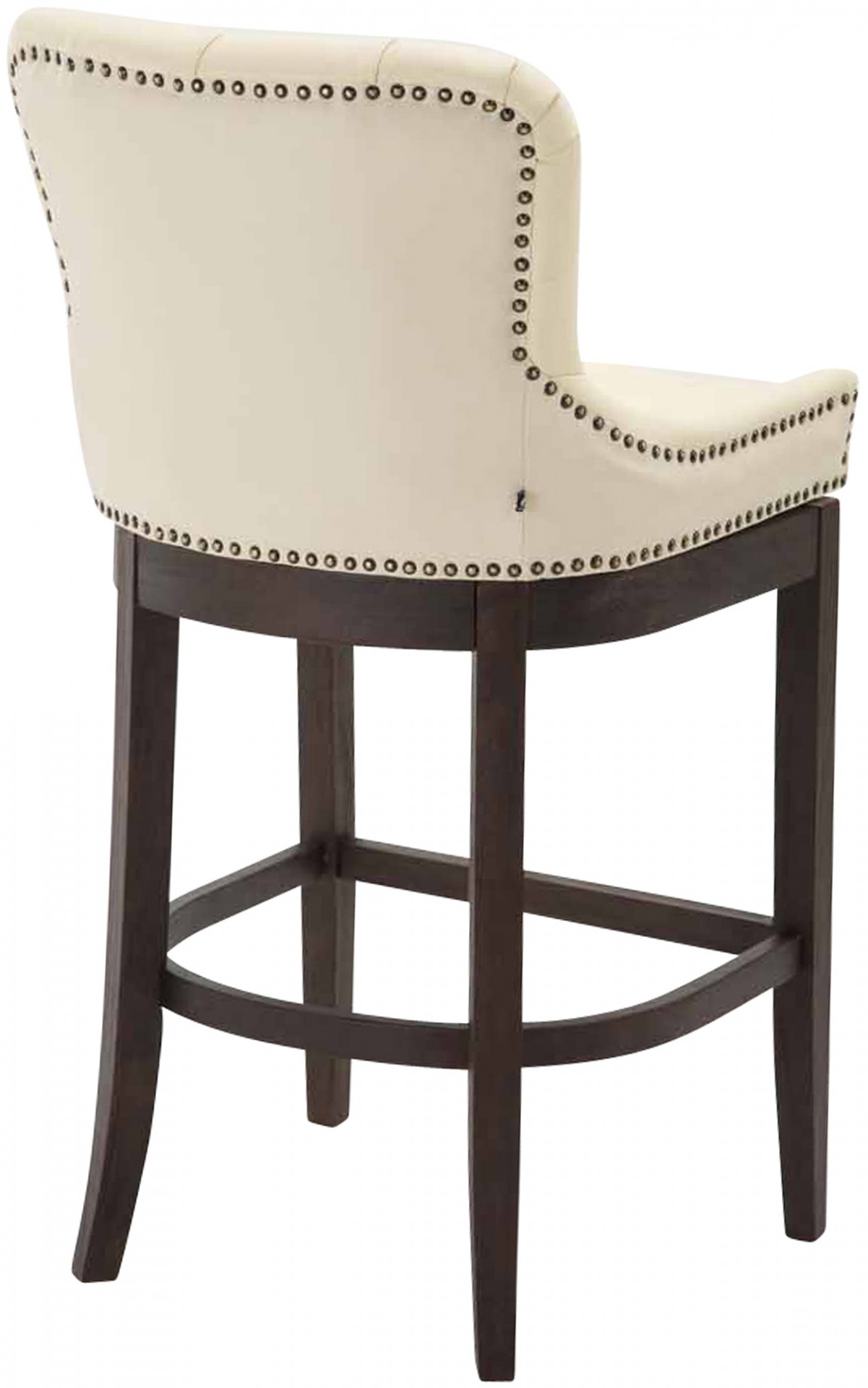 Barhocker Lakewood Echtleder, Antik, creme