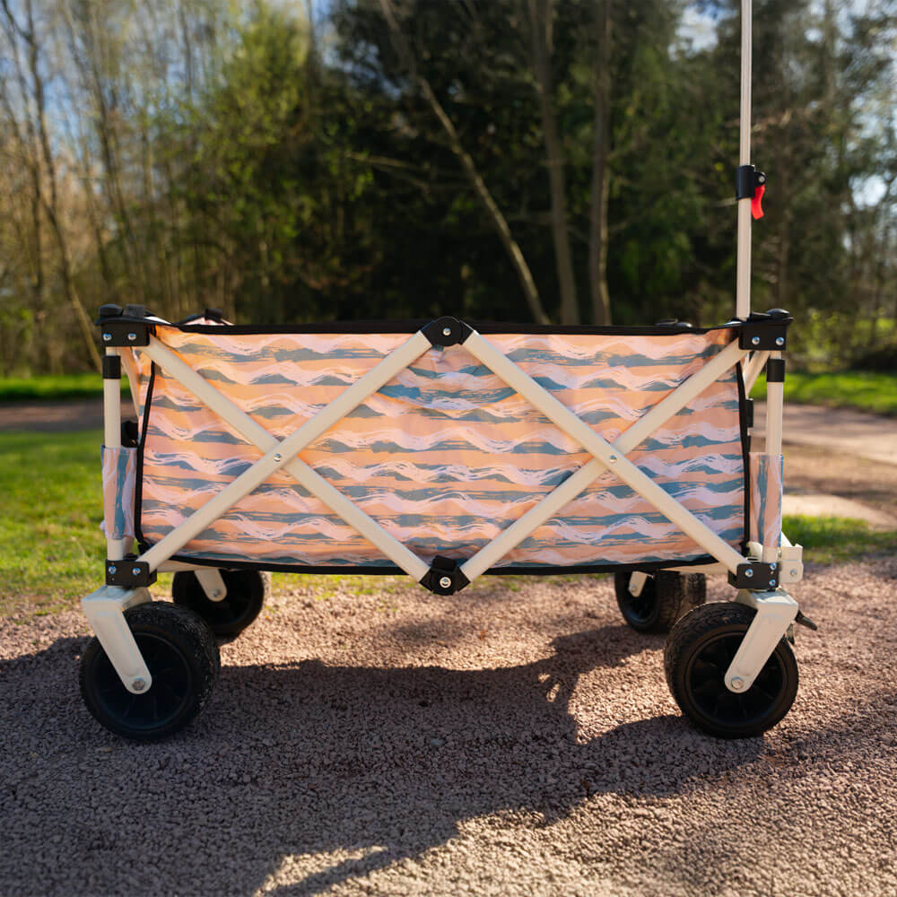 Bollerwagen faltbar JOLA - Beige/Blau