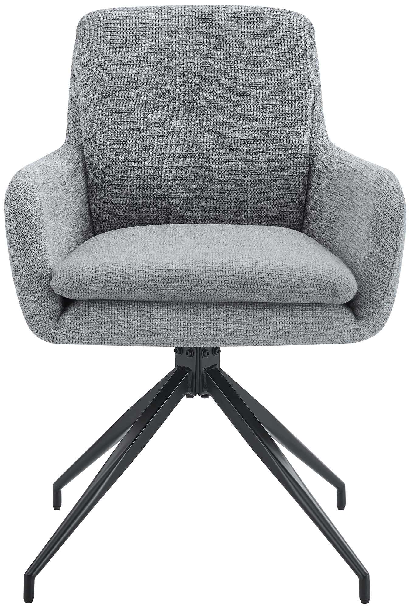 Esszimmerstuhl Pickett Stoff, grau