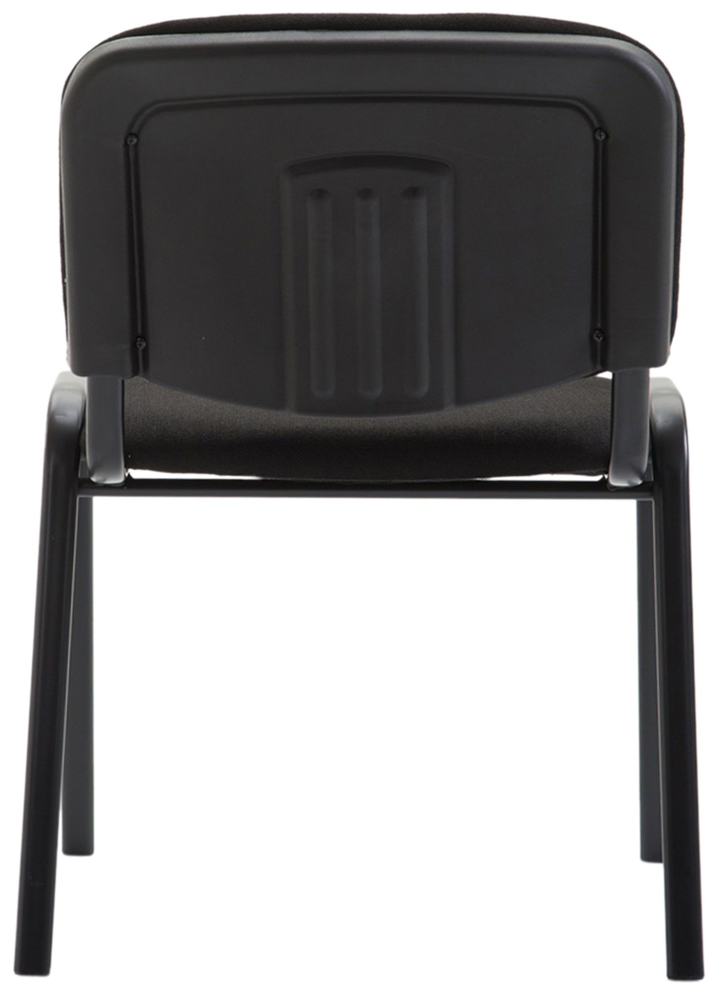 Besucherstuhl Ken V2 Stoff, schwarz