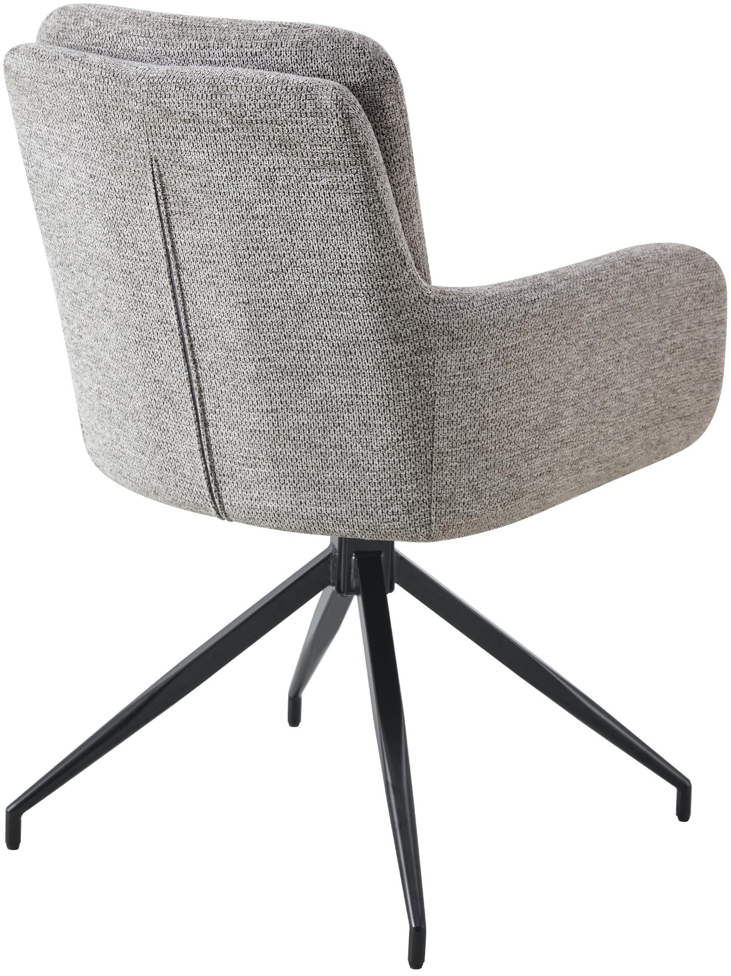 Esszimmerstuhl Pickett Stoff, taupe