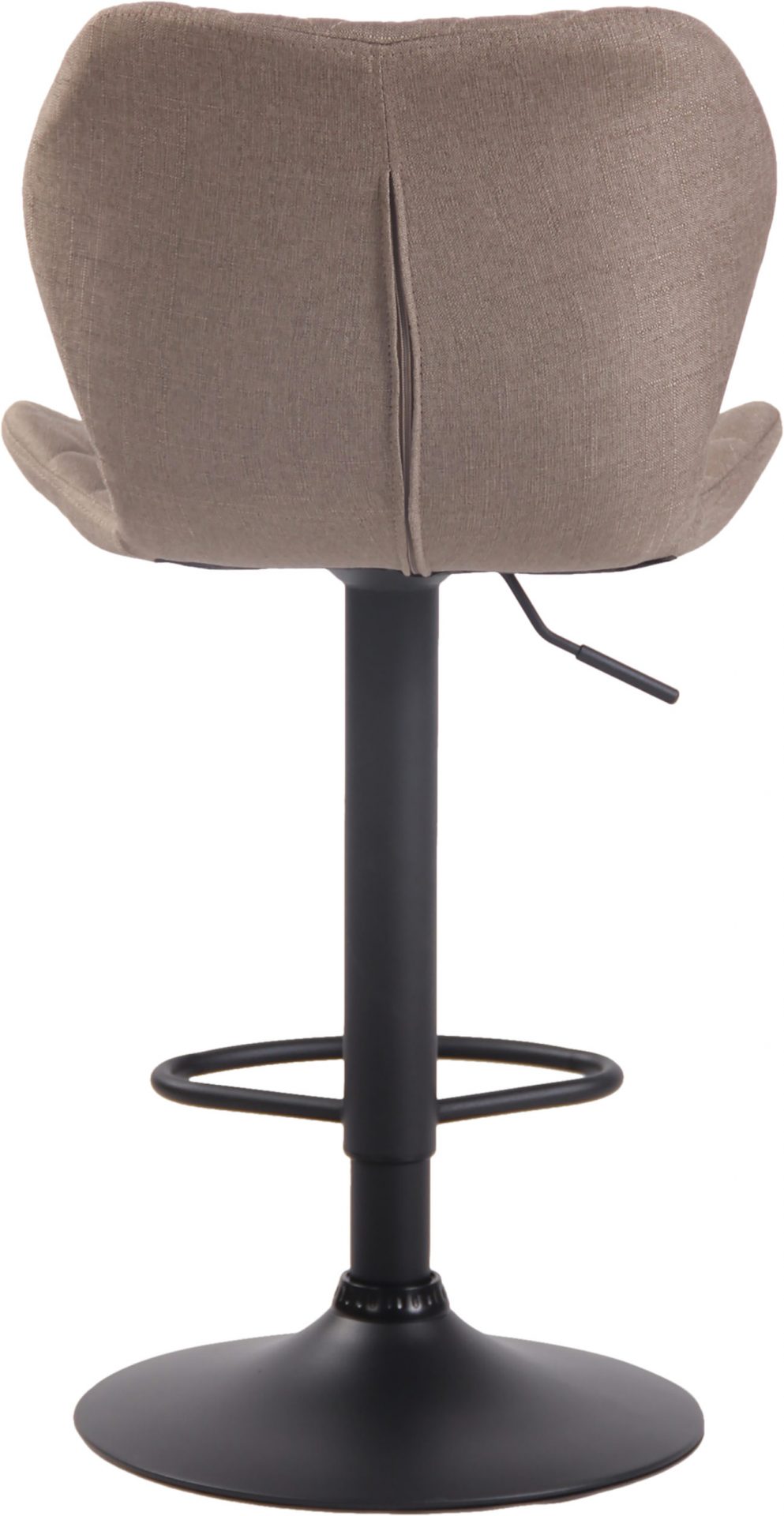 Barhocker Cork Stoff schwarz, taupe