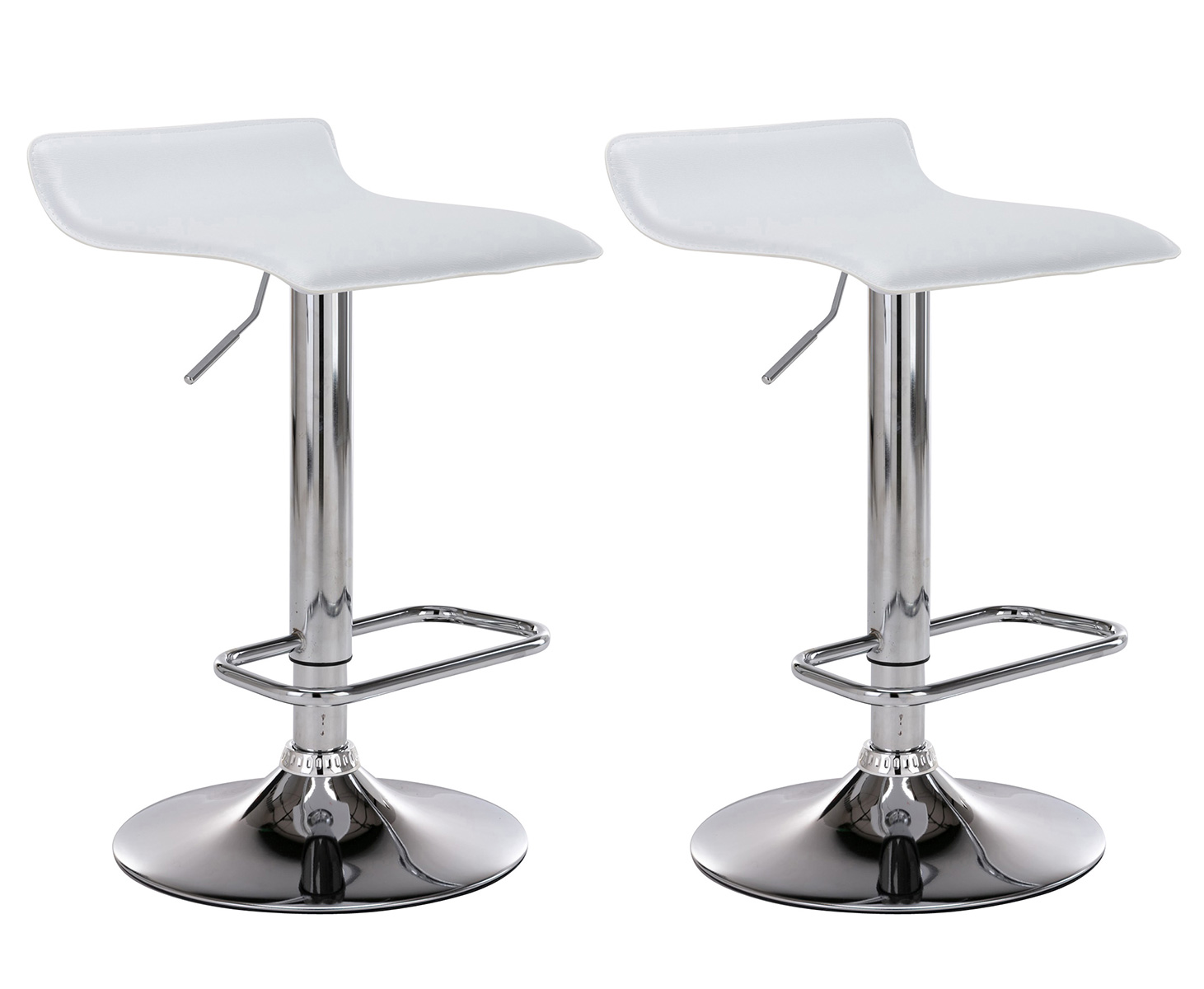 2er Set Barhocker Dyn, weiß