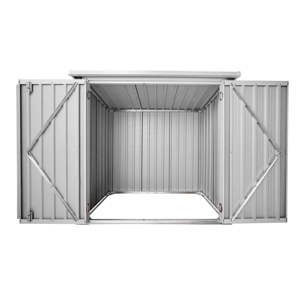 Geräteschuppen aus verzinktem Stahl BOHIO XXS - 147 x 86 cm