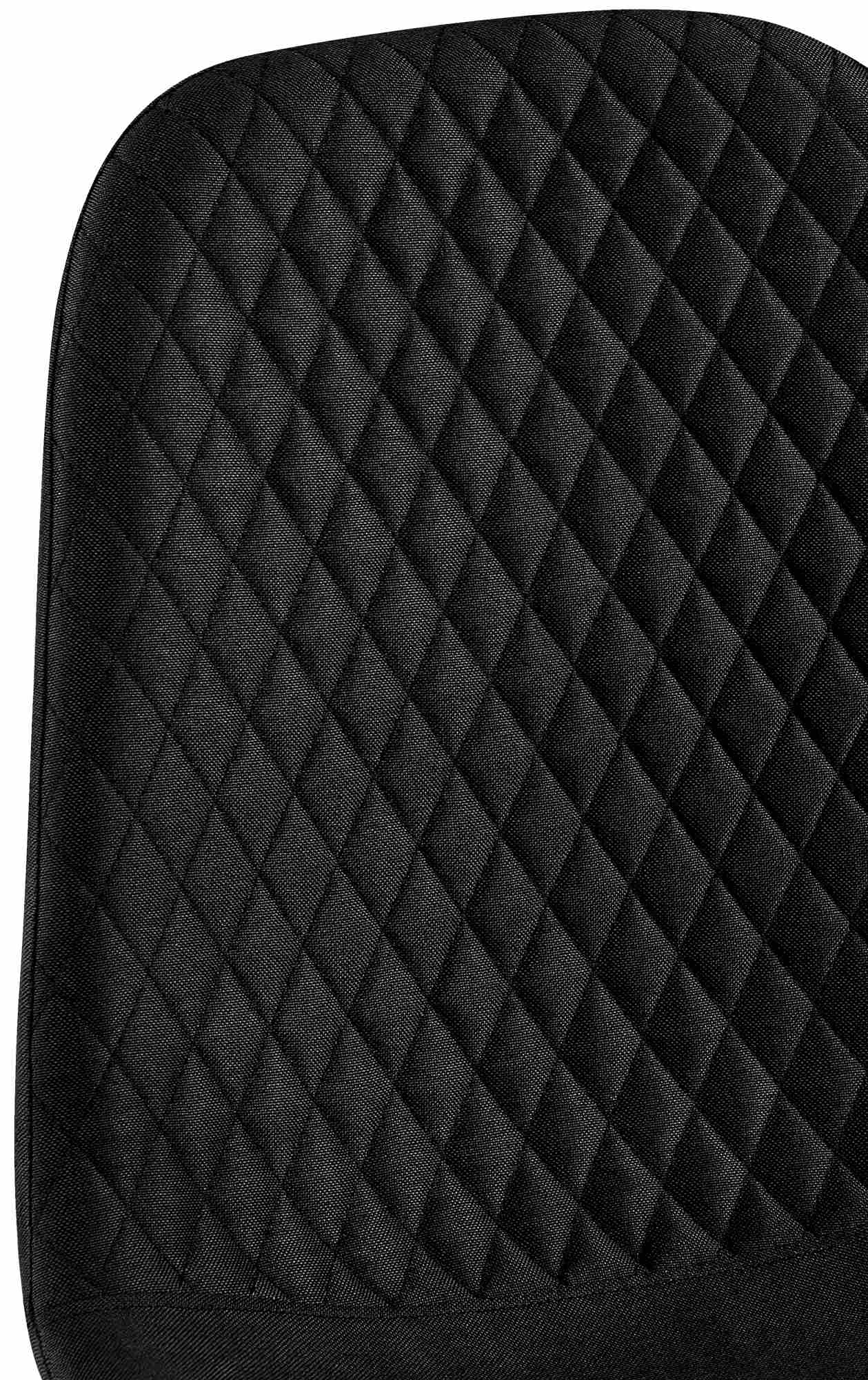 4er Set Stühle Giverny Stoff, schwarz