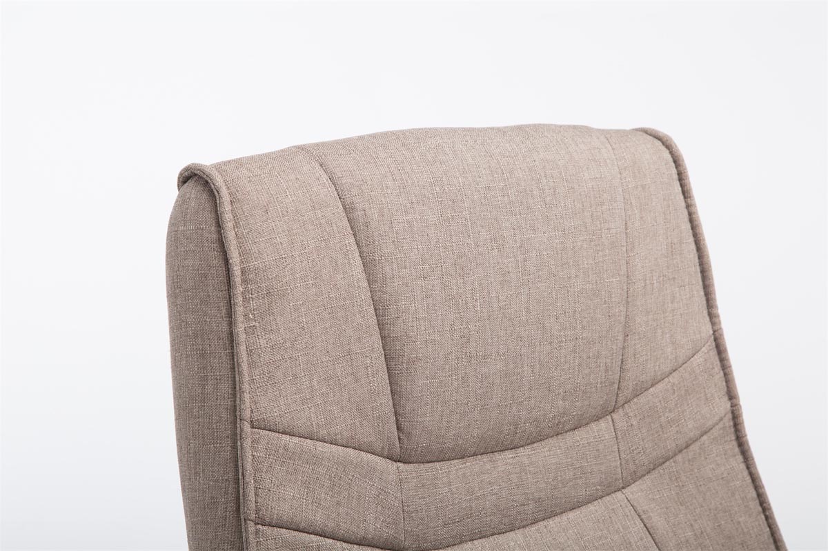 Besucherstuhl Attila Stoff, taupe