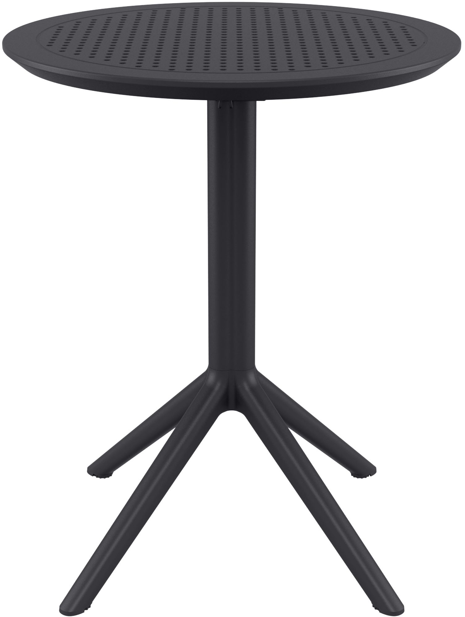 Klapptisch Sky rund, schwarz