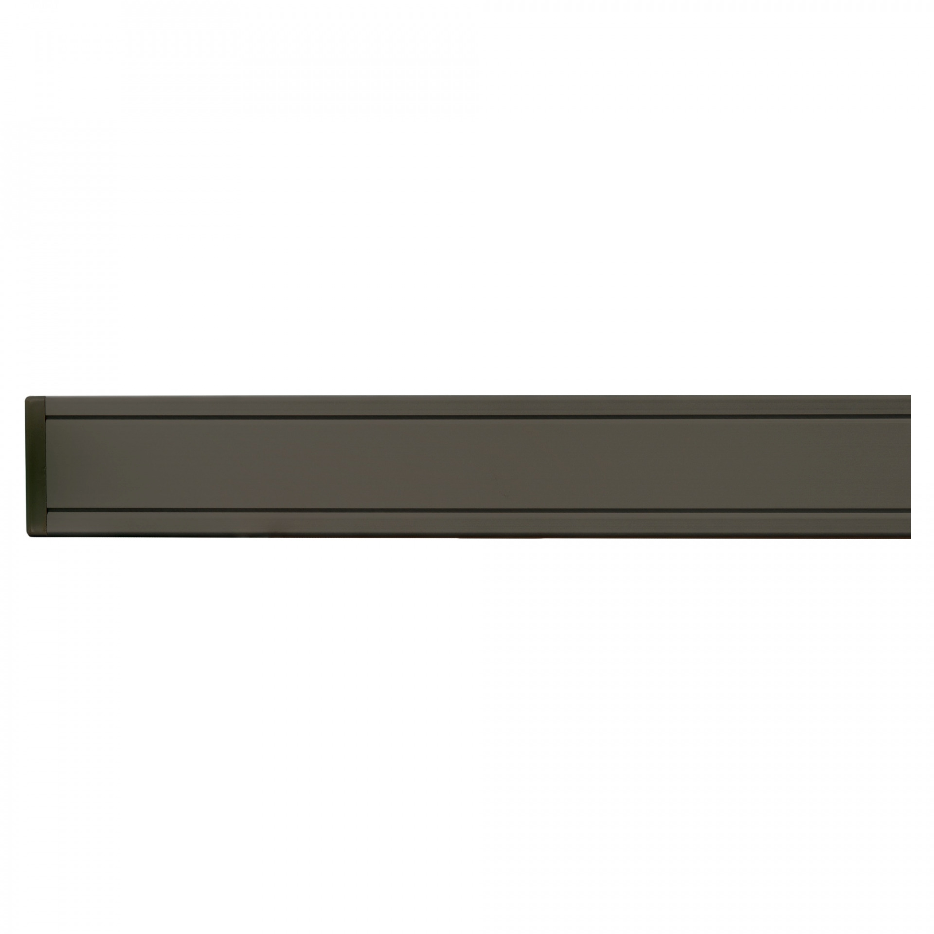 Aluminiumpfosten, ANTHRAZIT, mit Verstärkung und Kappe, 68 x 68 x 2650 mm