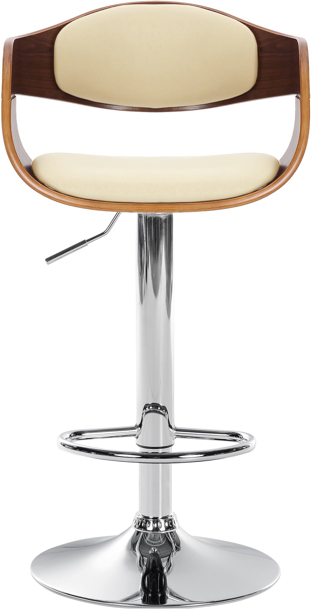 Barhocker Kingston C, walnuss/creme