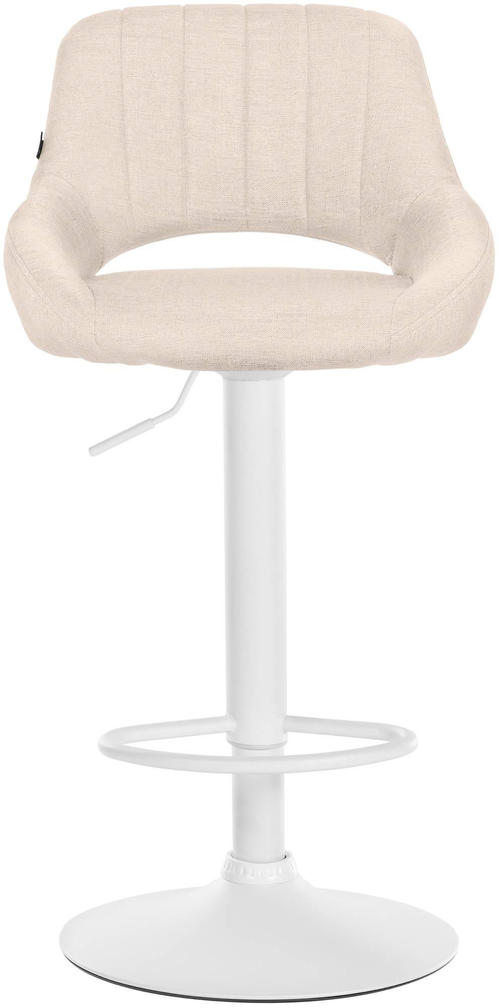 2er Set Barhocker Milet Stoff W, creme