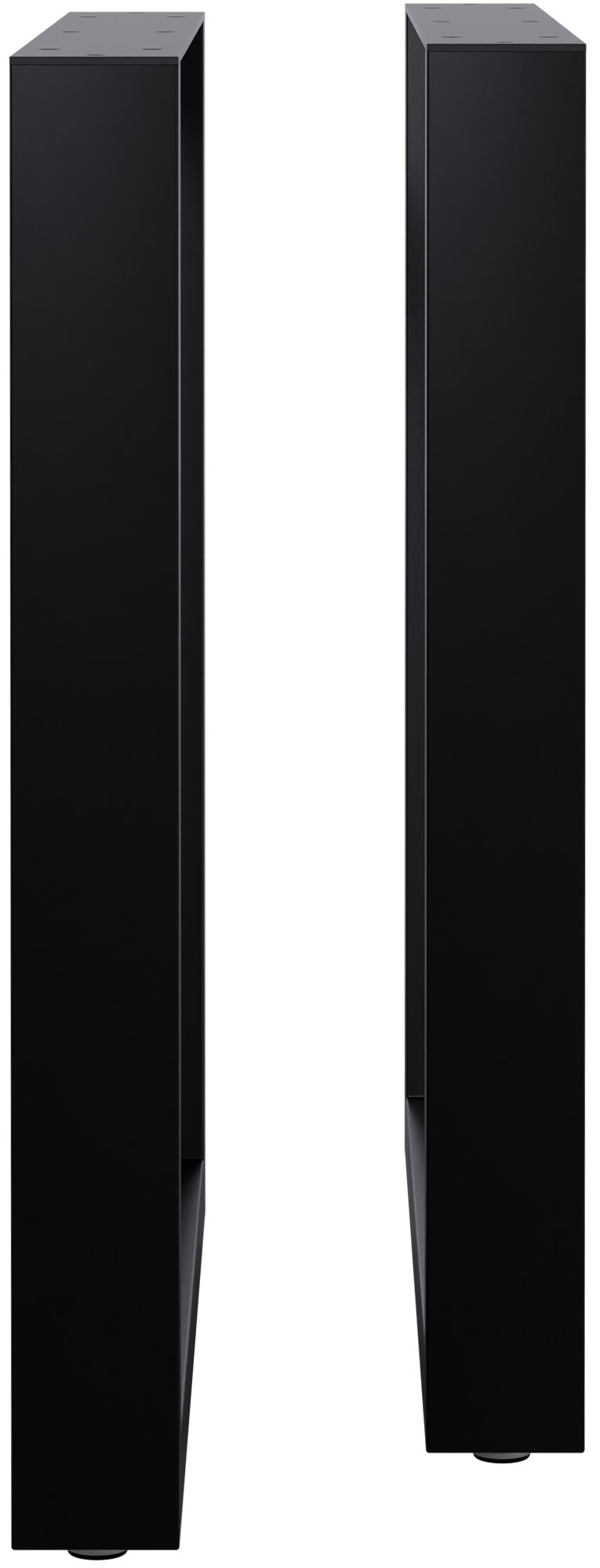 2x Tischbeine Ilkan, 70 cm, schwarz