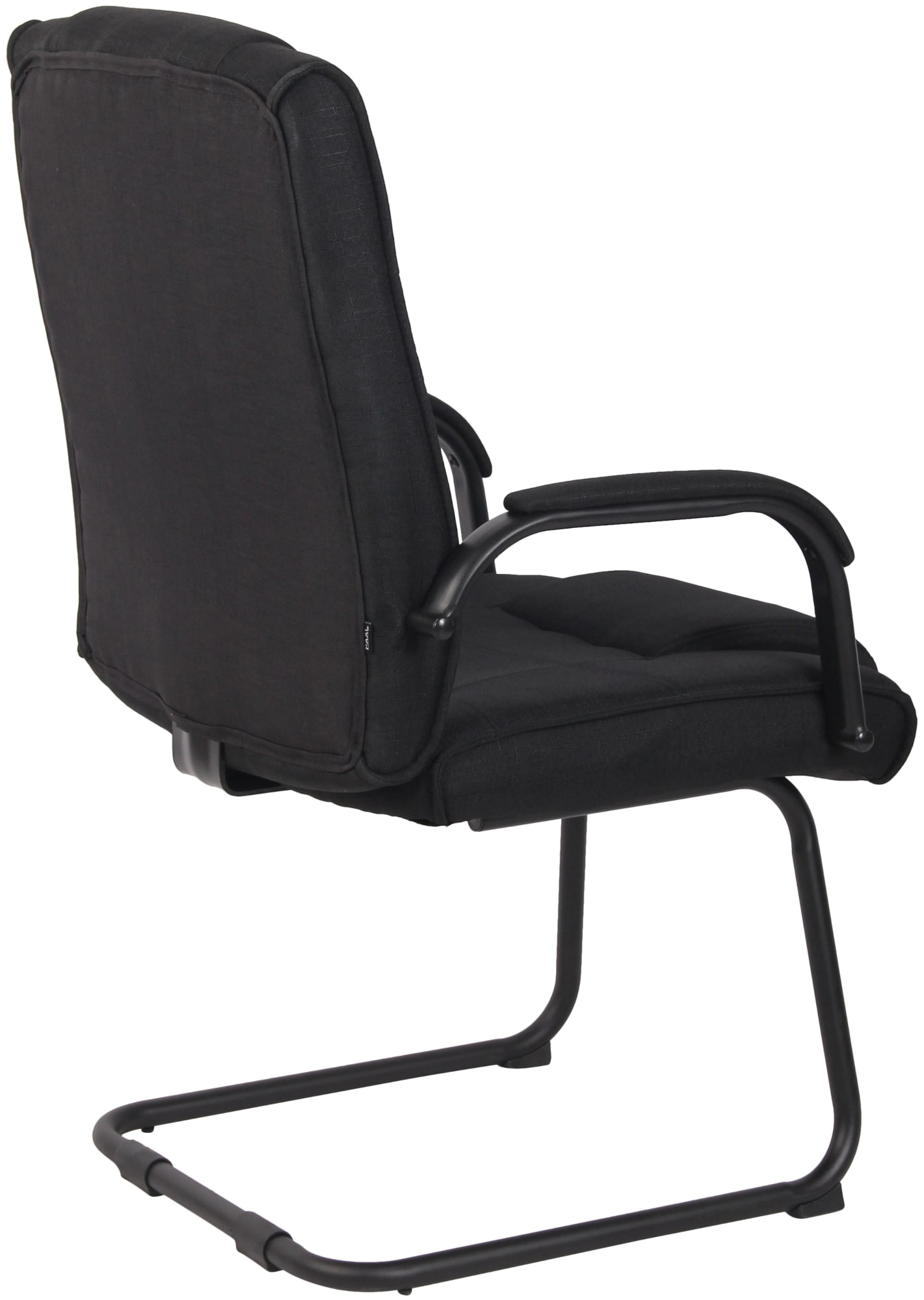 2er Set Stühle Attila Stoff, schwarz/schwarz