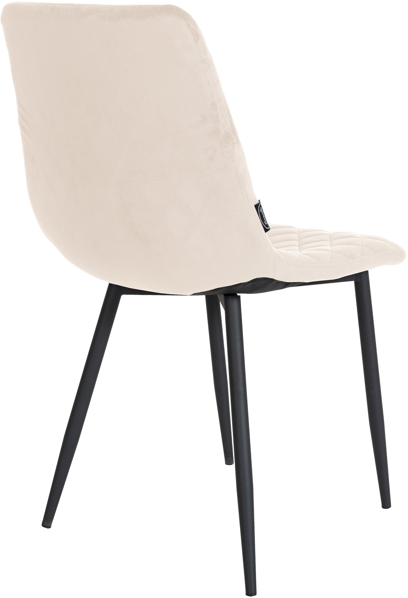 Stuhl Telde Samt, creme
