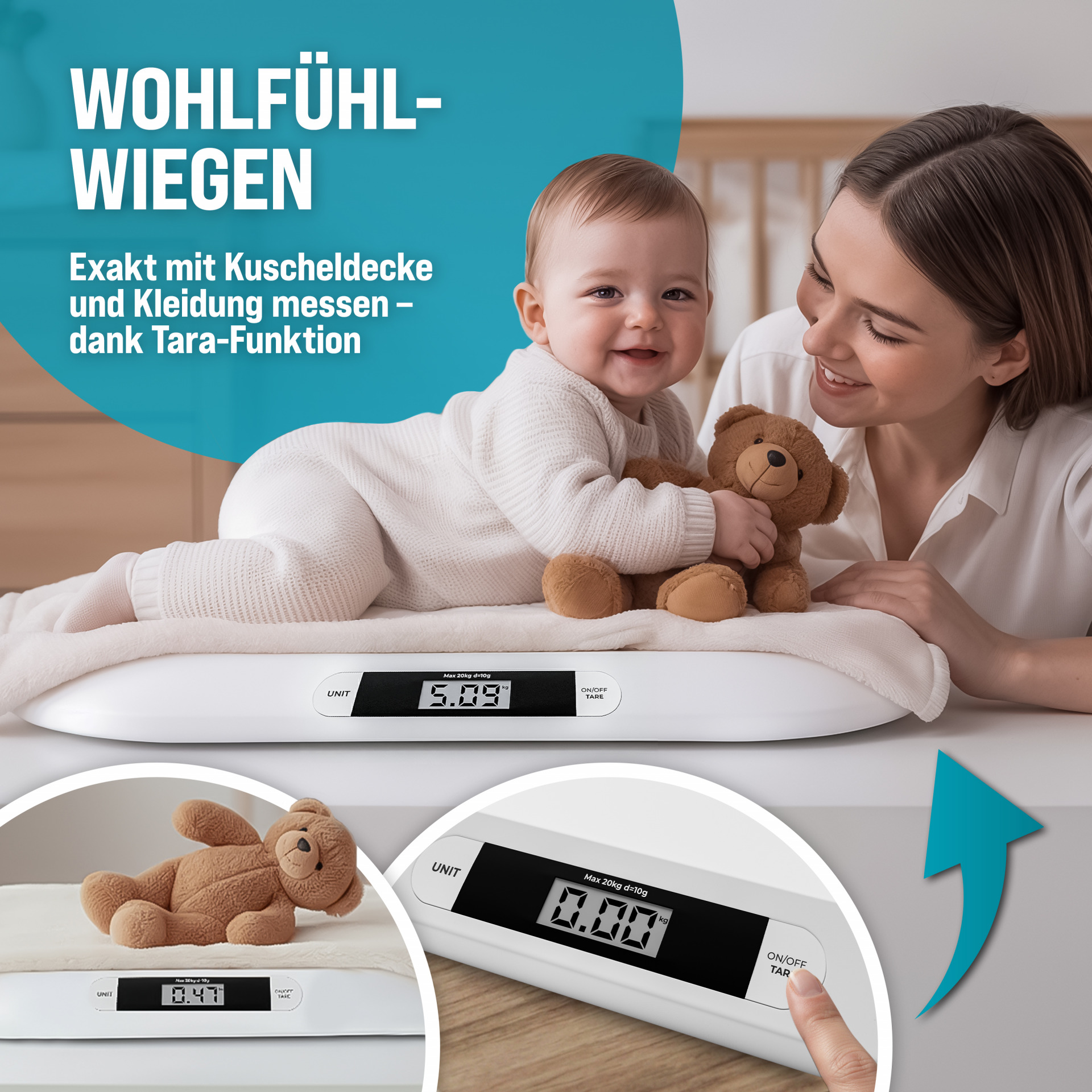 Babywaage bis 20 kg