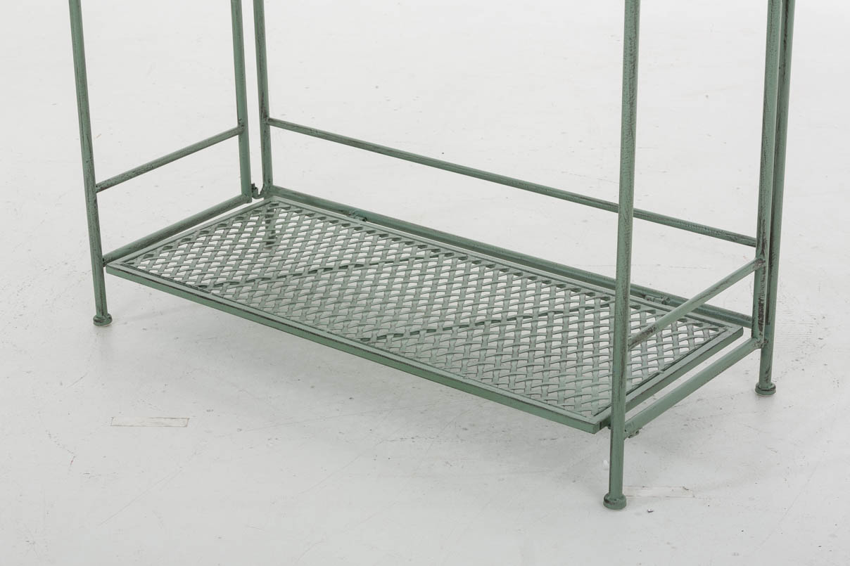 XL Pflanzregal Shine, antik-grün