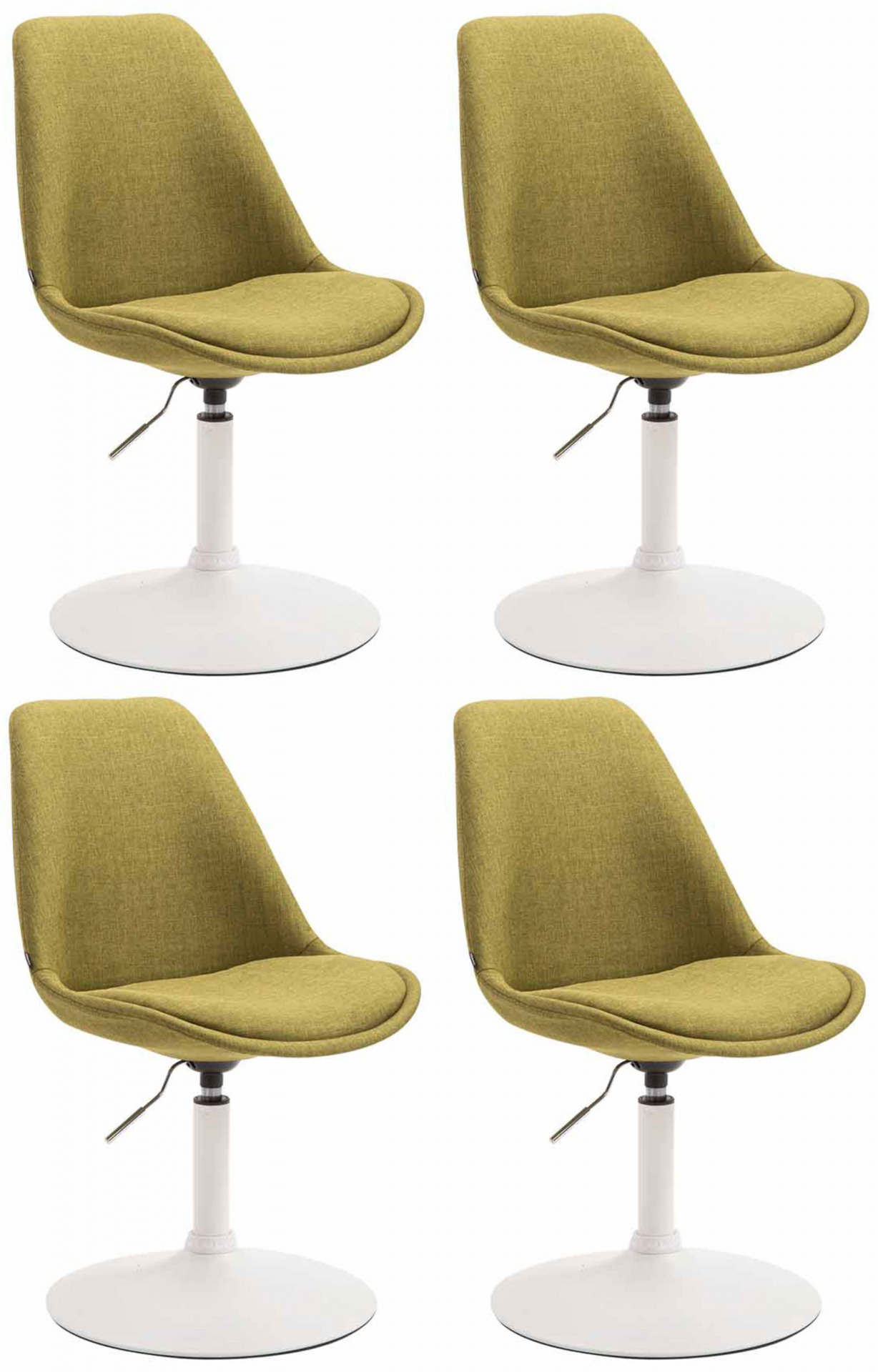4er Set Stühle Maverick W Stoff, grün
