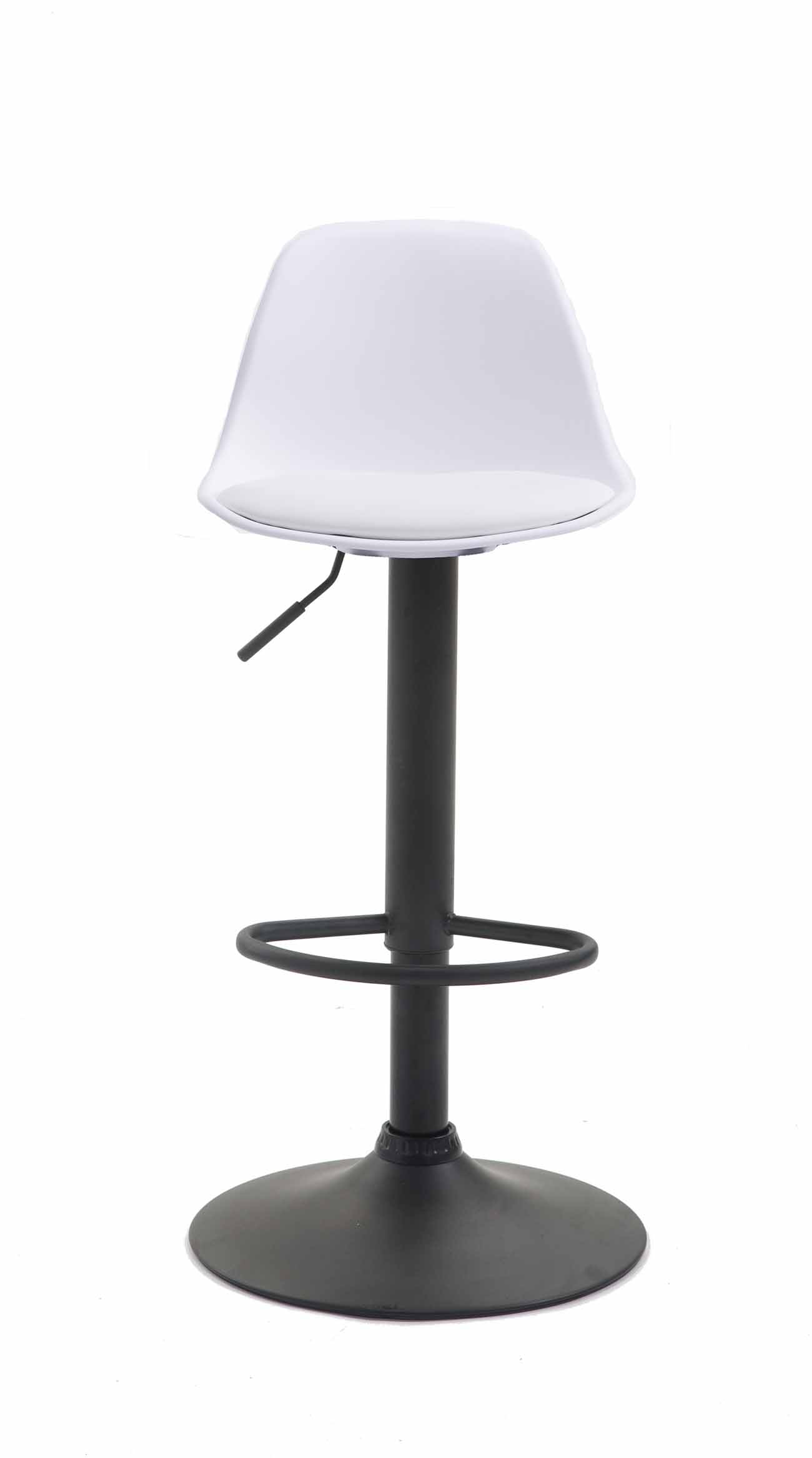 Barhocker Kiel Kunstleder schwarz, weiß