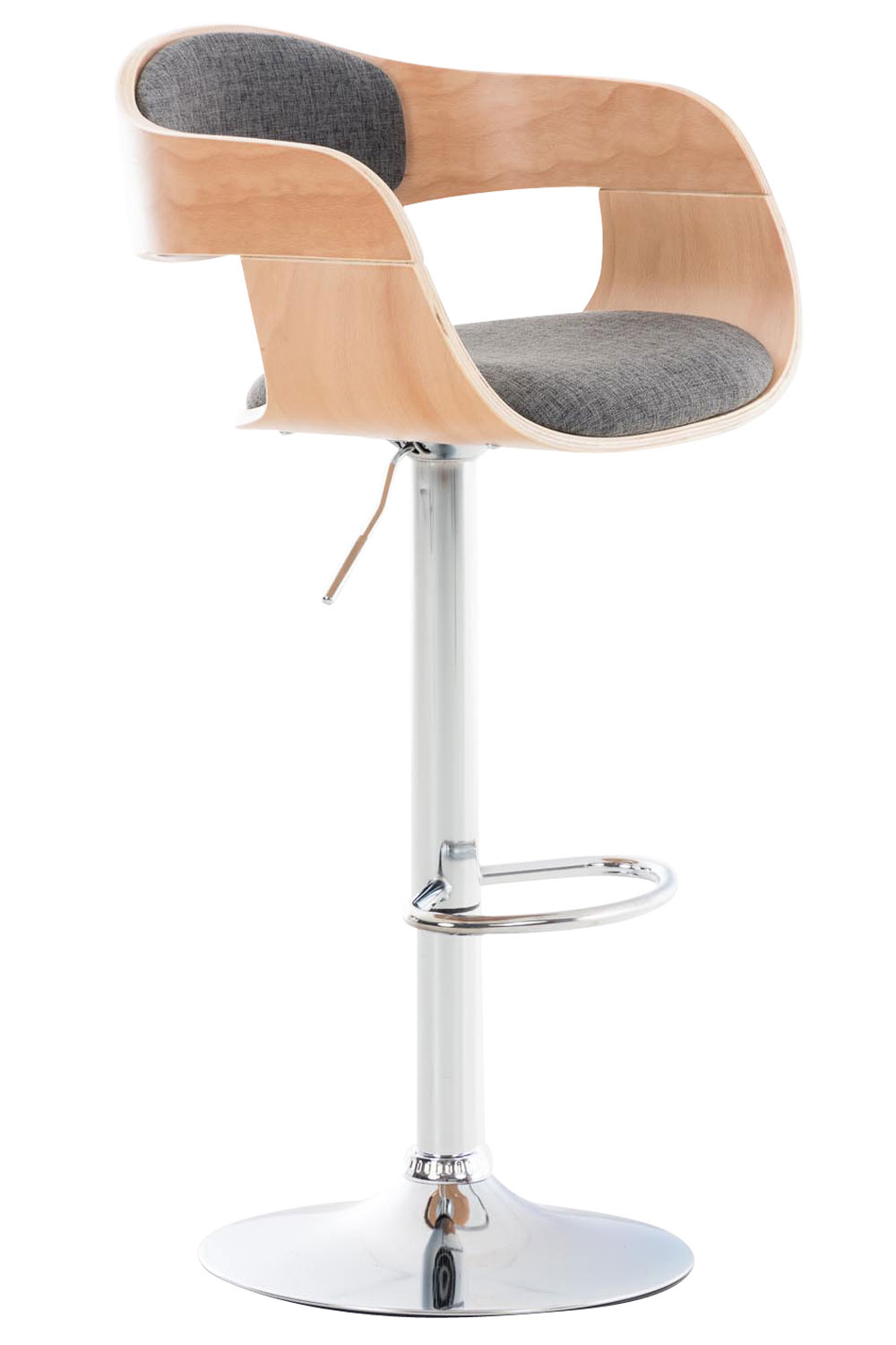 Barhocker Kingston C Stoff, natura/hellgrau