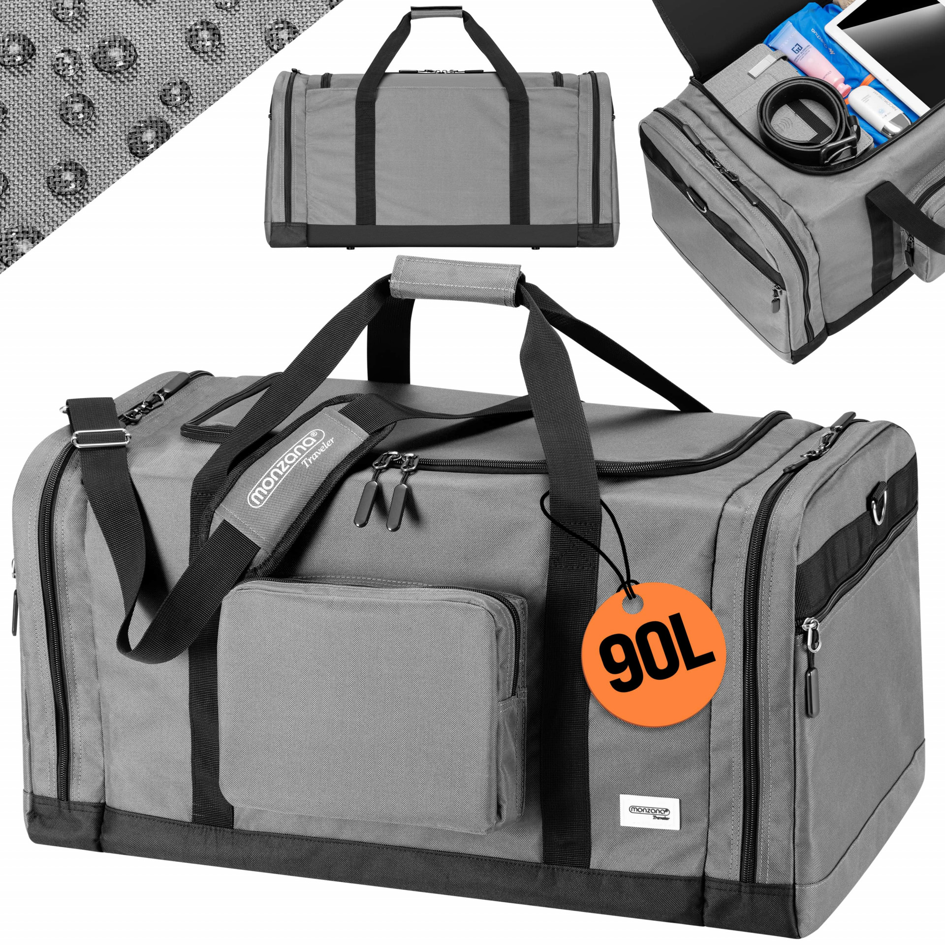 Reisetasche Anthrazit 90L