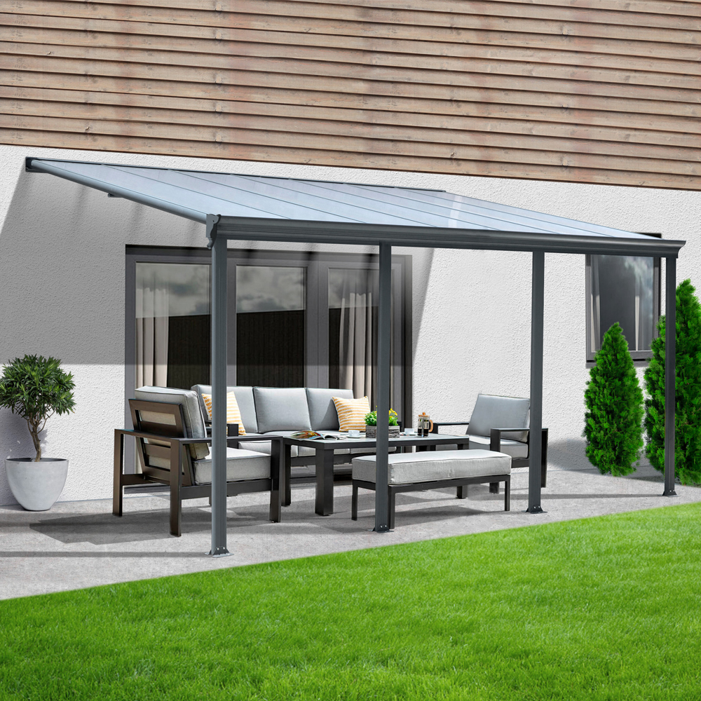 Terrassenüberdachung SOLIS - 618 / 625 x 303 / 300 x 278 / 226 cm