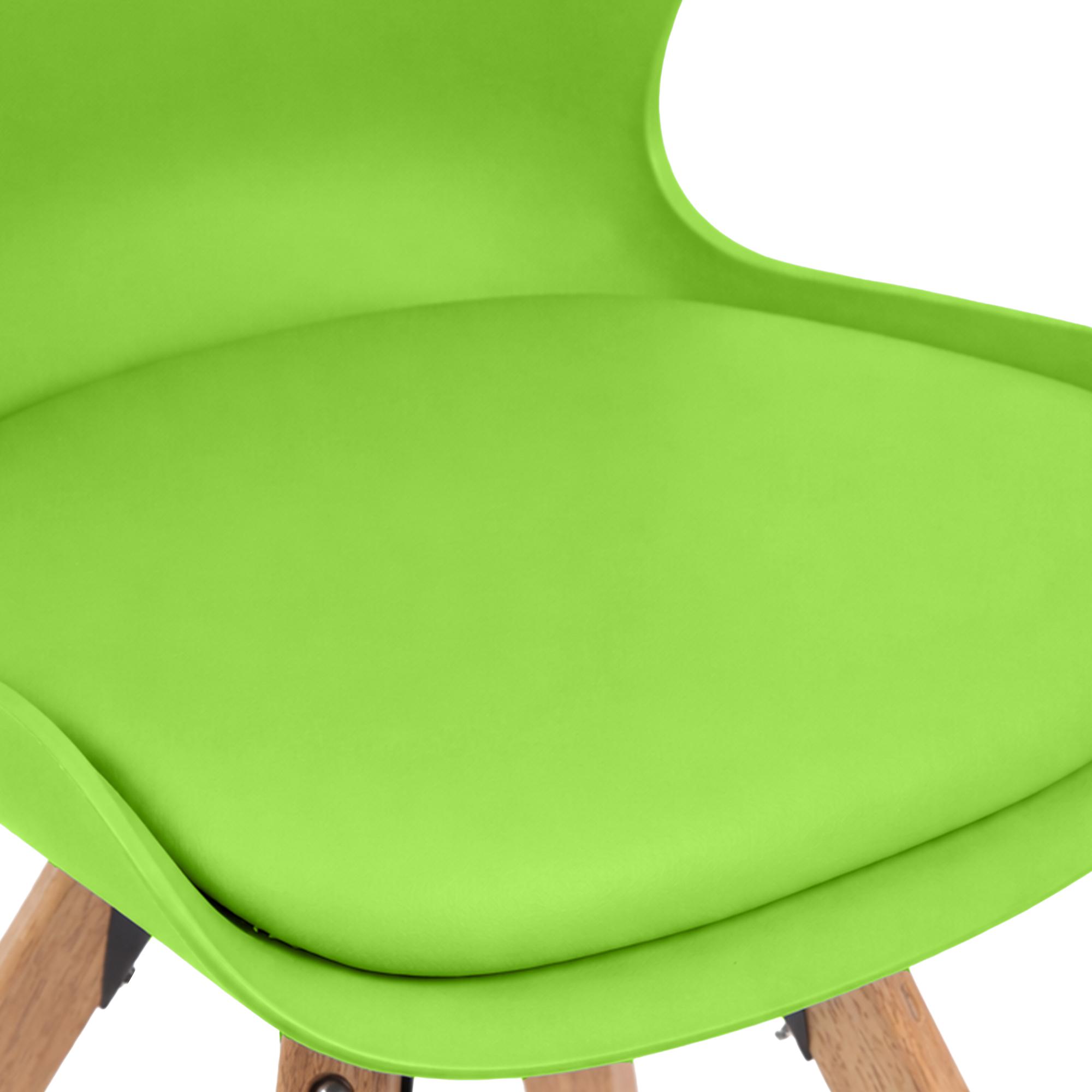 2er Set Stuhl Luna Kunststoff, grün