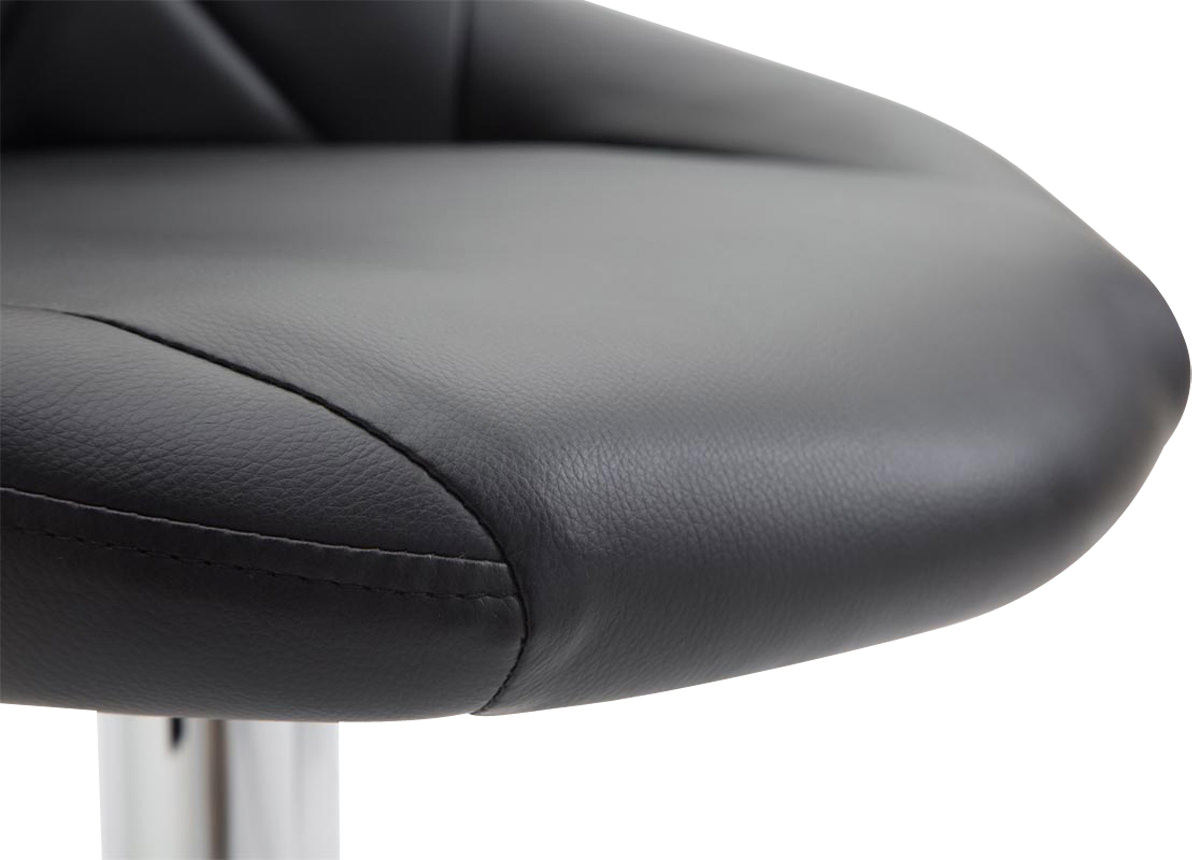 2er Set Barhocker Lazio Kunstleder C, schwarz